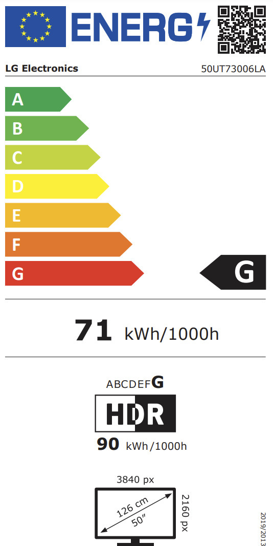 LG 50'' UT73 – 4K LED TV