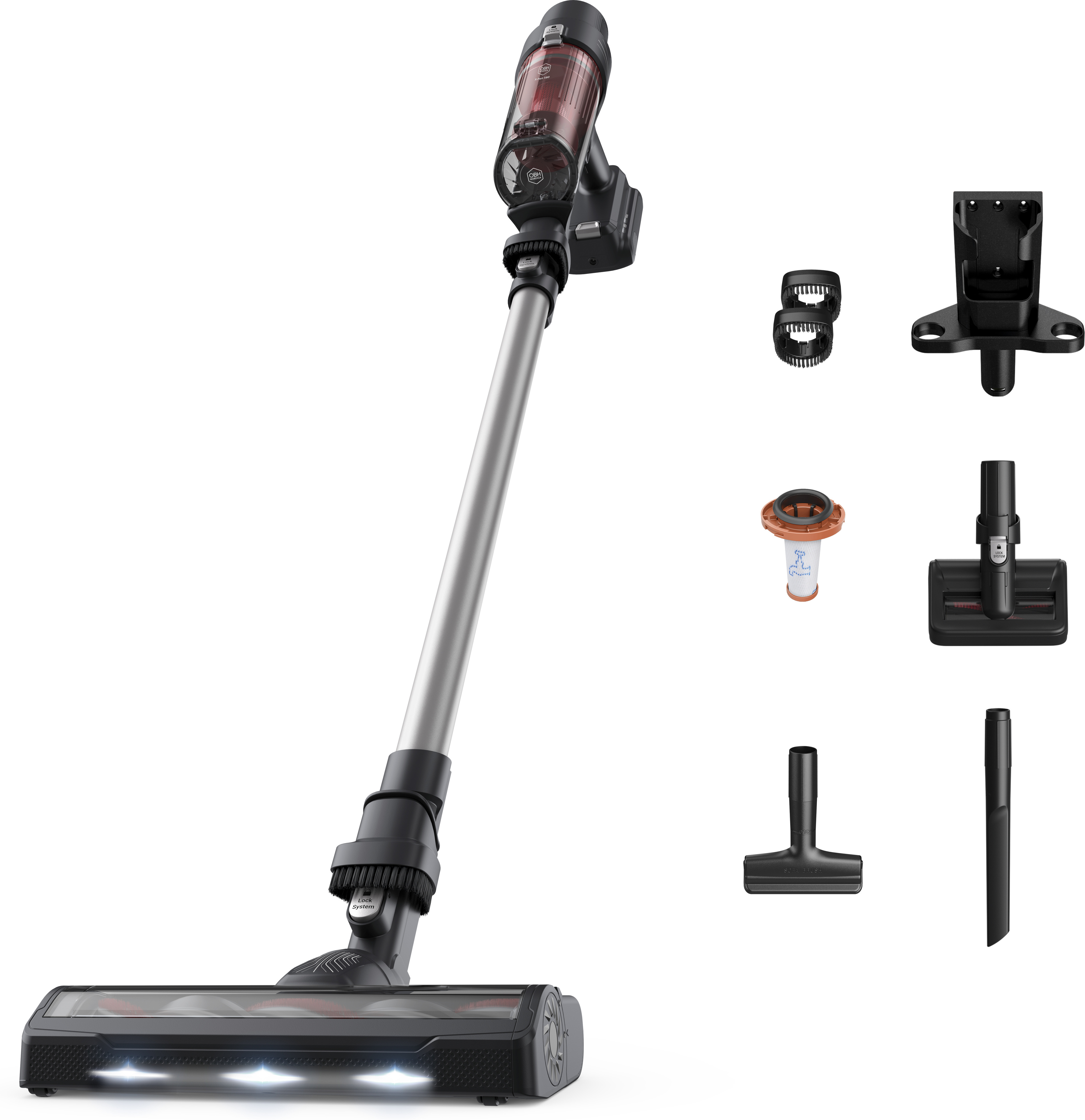 OBH Nordica X-Pert 7.60 Essential+ -varsi-imuri, musta/punainen