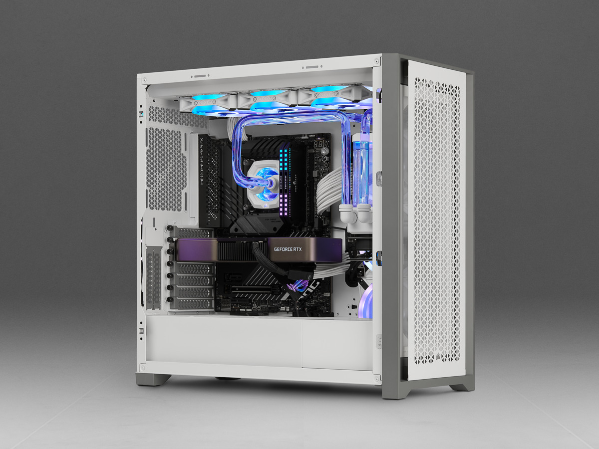 Corsair Hydro X Series iCUE XH305i RGB PRO Custom Cooling Kit -nestejäähdytyspaketti, valkoinen