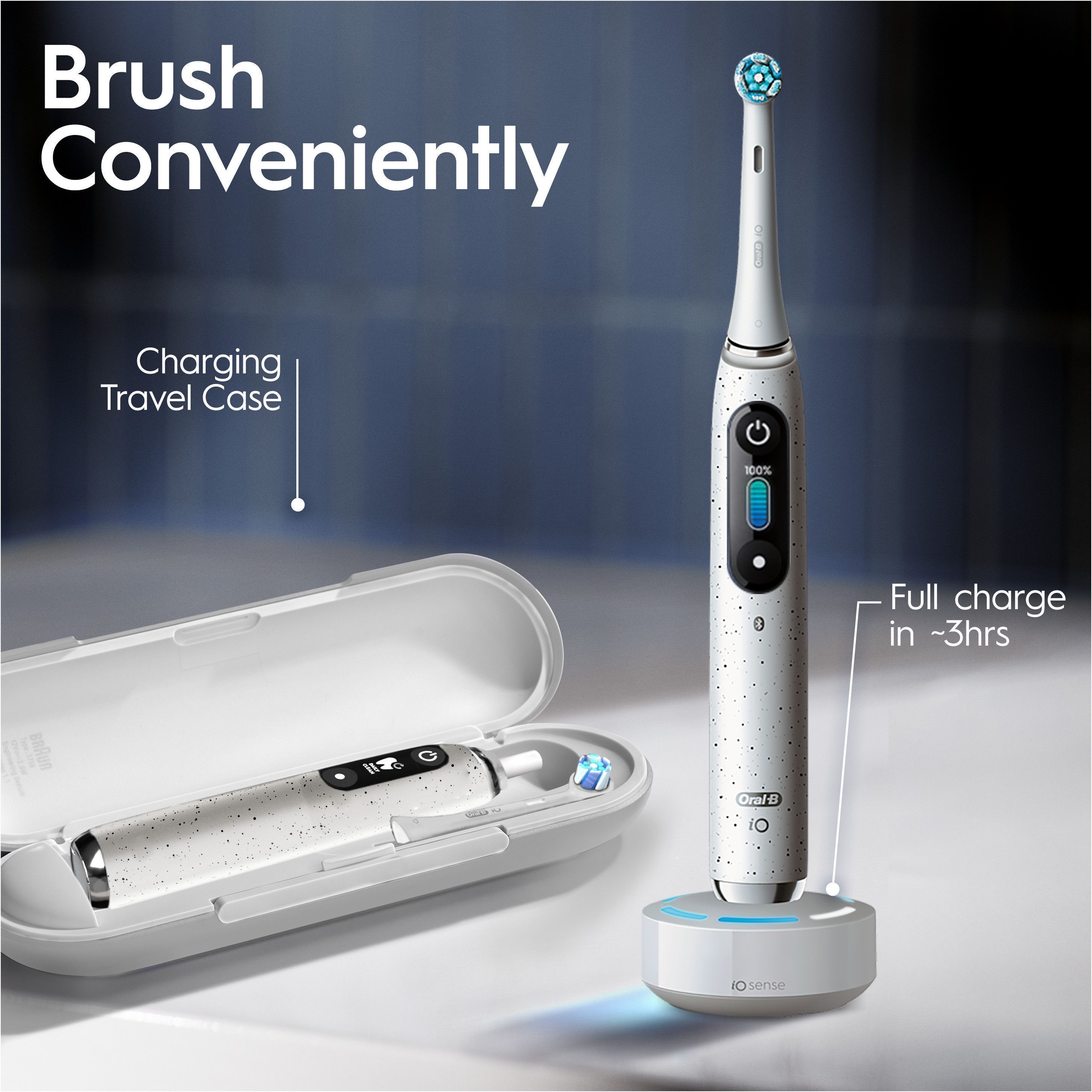 Oral-B iO Series 10 sähköhammasharja, valkoinen