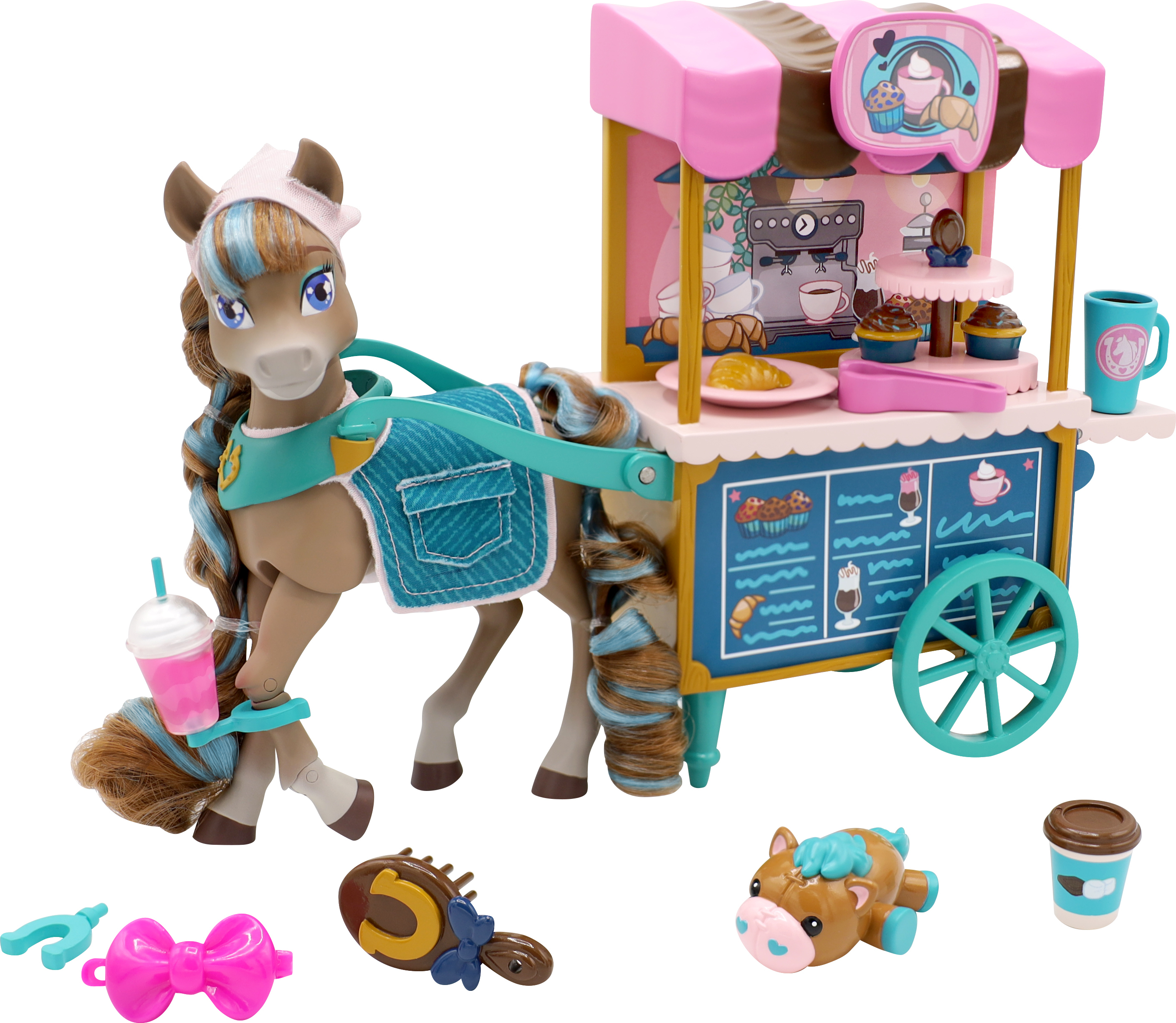 Wild Manes - Coco’s Bakery Cafe Horse and Cart -Leikkisetti