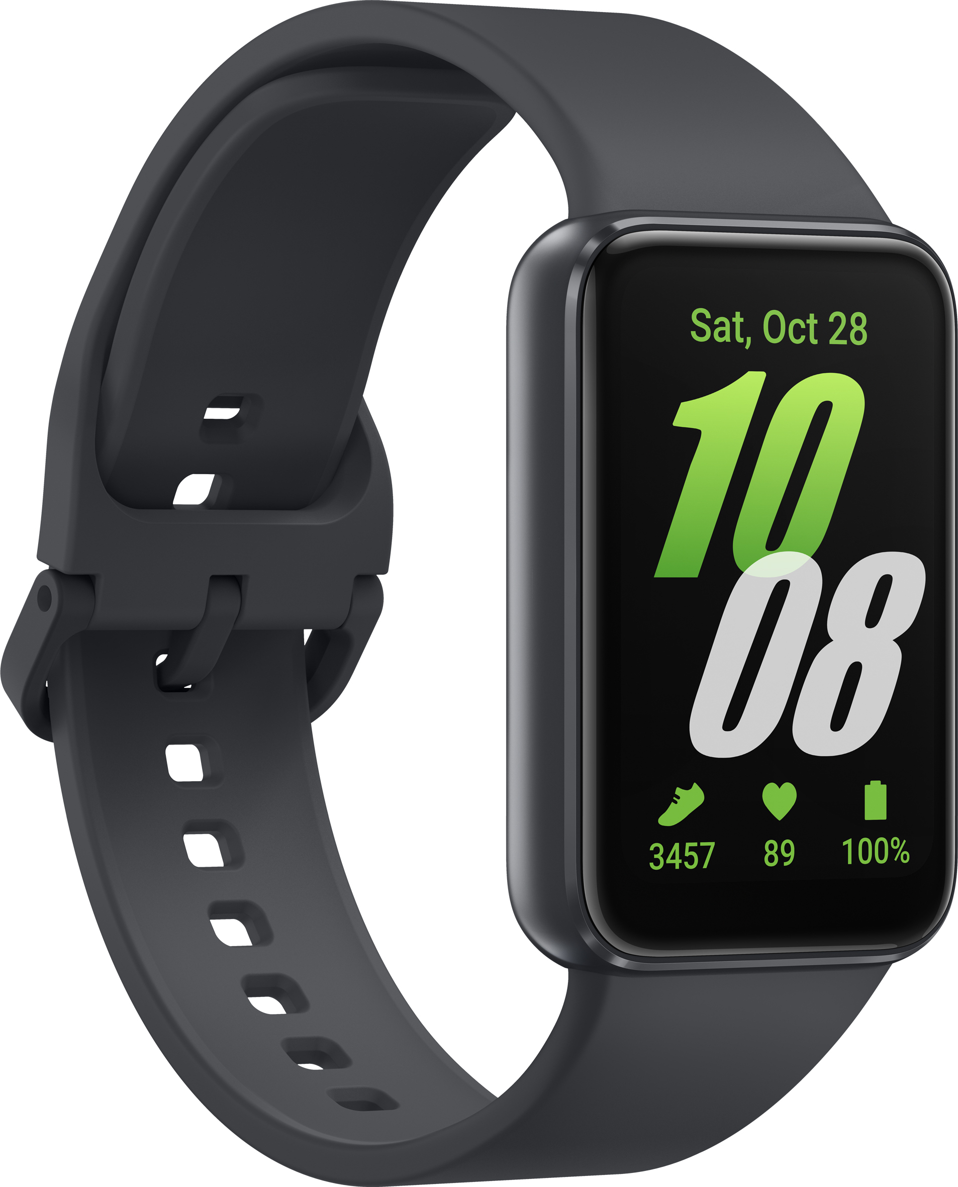 Samsung Galaxy Fit 3 -aktiivisuusranneke, tummanharmaa