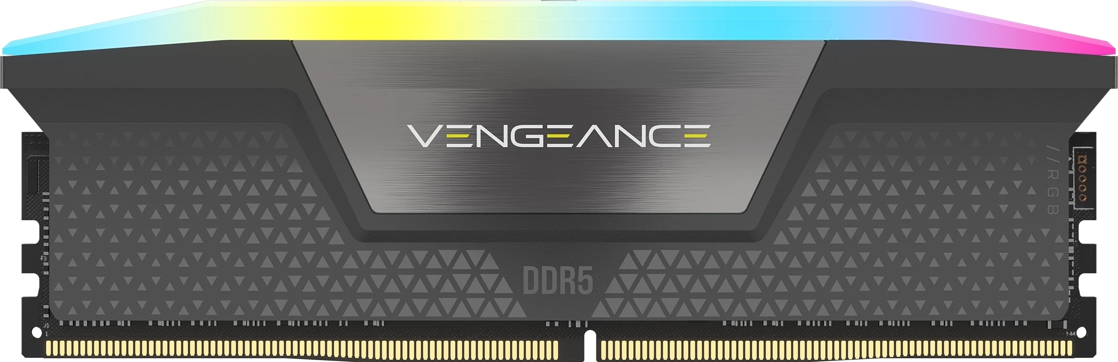 Corsair Vengeance RGB DDR5 6000 MHz CL36 32 Gt -muistimodulipaketti, harmaa