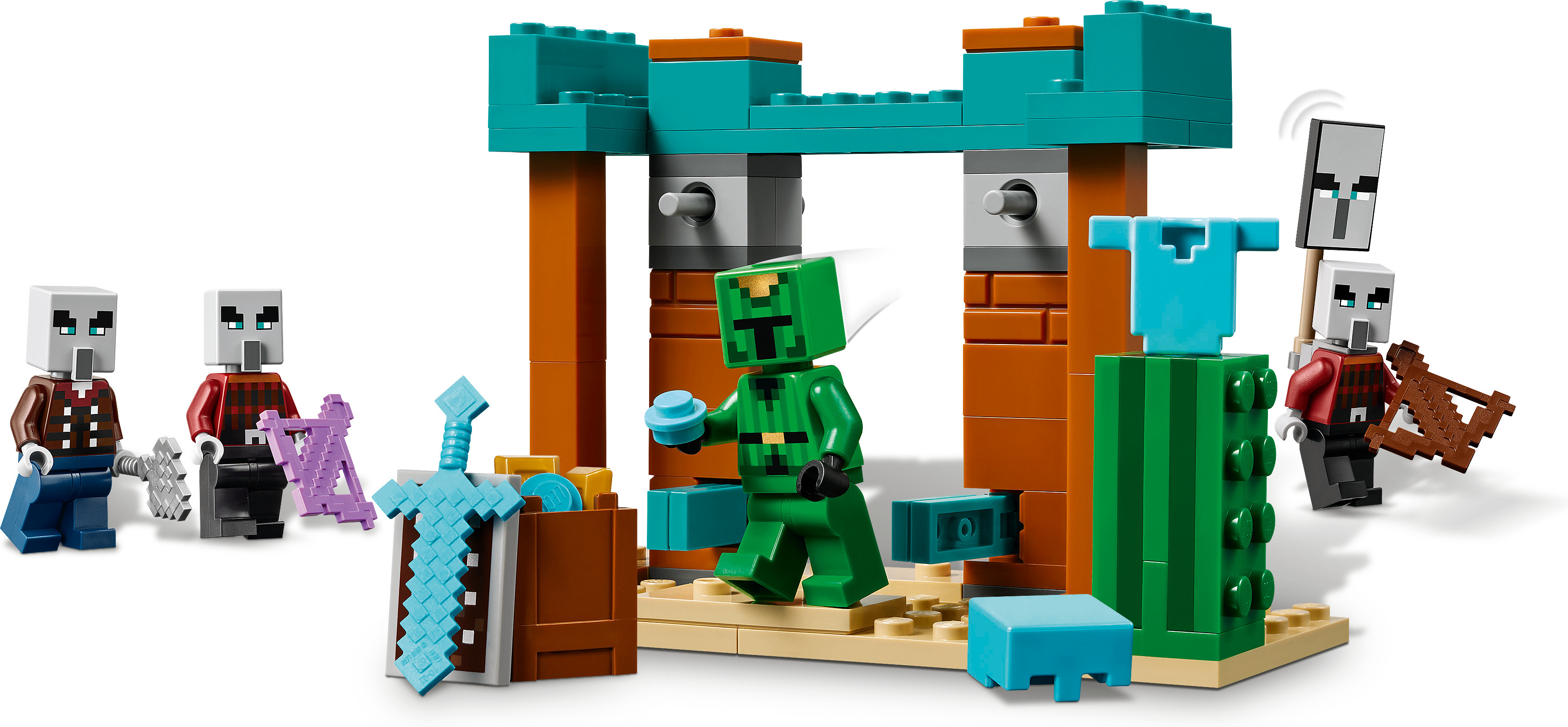 LEGO Minecraft 21267 – Pahalaisten aavikkopartio