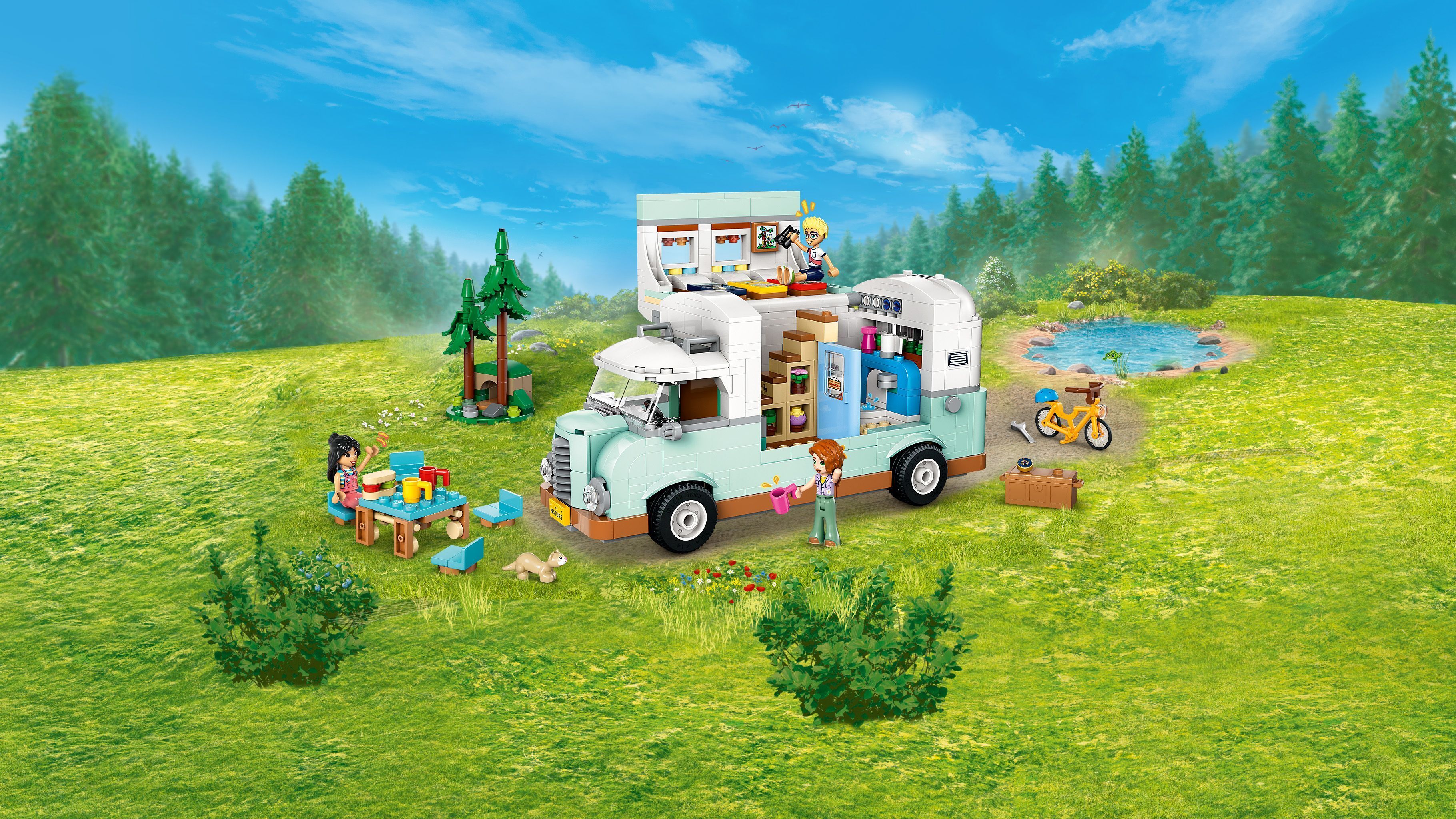 LEGO Friends 42663 – Ystävien seikkailu matkailuautolla