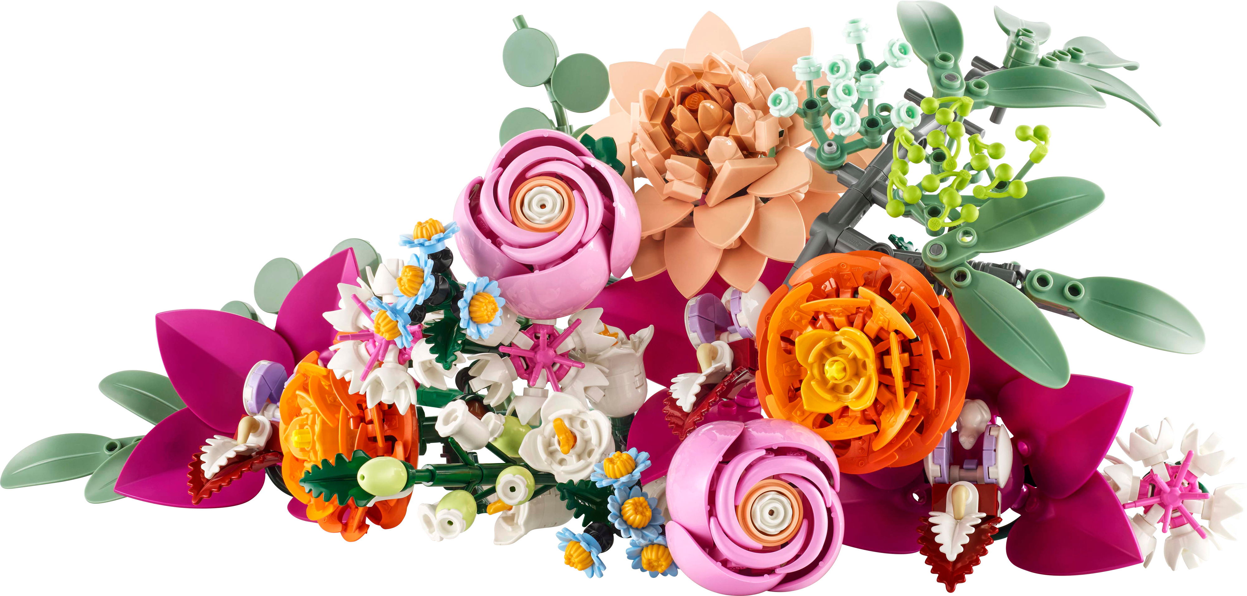 LEGO Botanicals 10342 – Kaunis vaaleanpunainen kukkakimppu