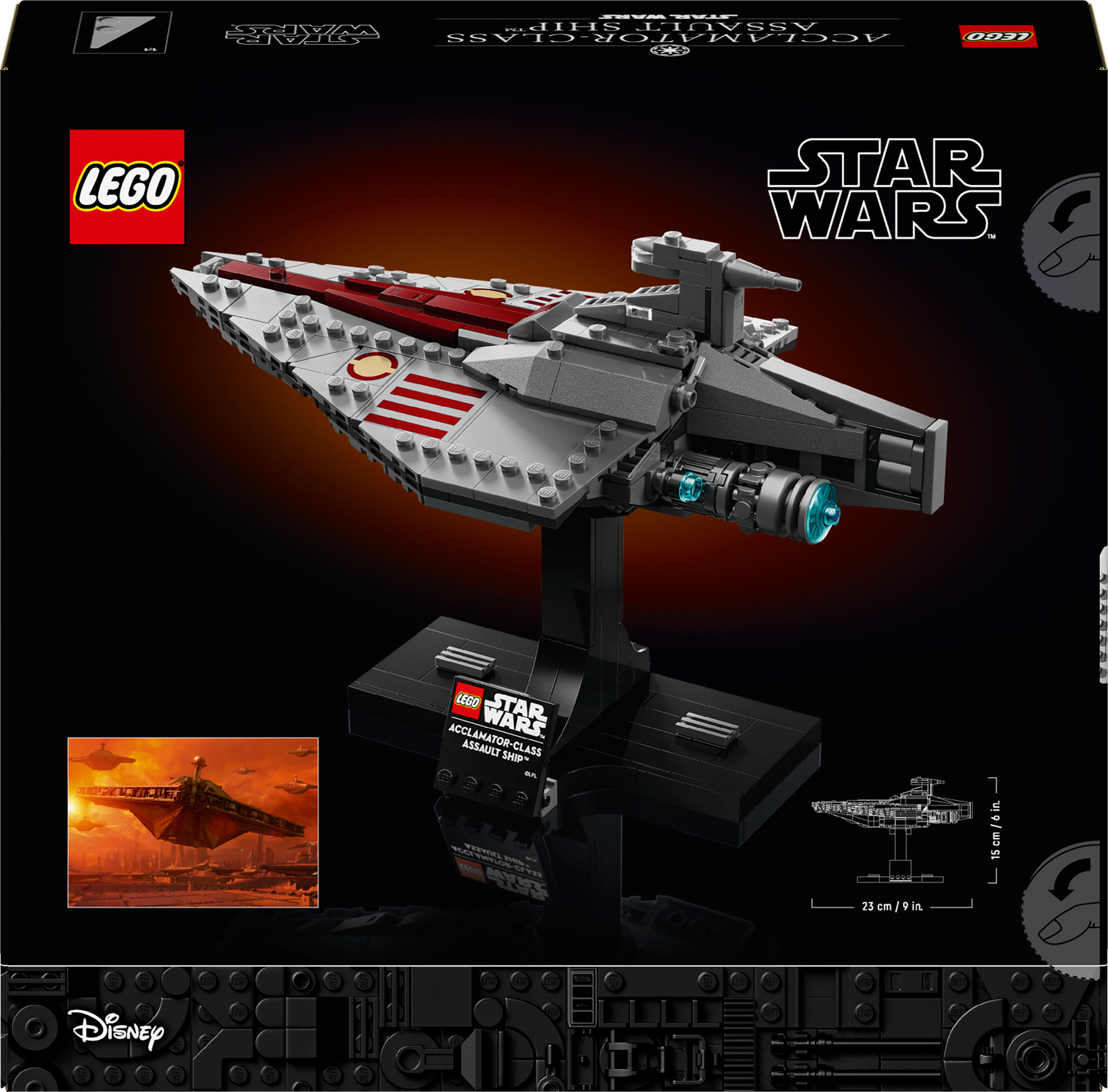 LEGO Star Wars 75404 – Acclamator-luokan hyökkäysalus