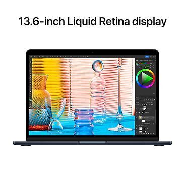 Apple MacBook Air 13" M2 16 Gt, 256 Gt 2022 -kannettava, hopea (MC7V4)