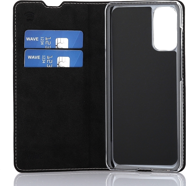 Wave BookCase -suojakotelo, Samsung Galaxy S20, ruusukulta