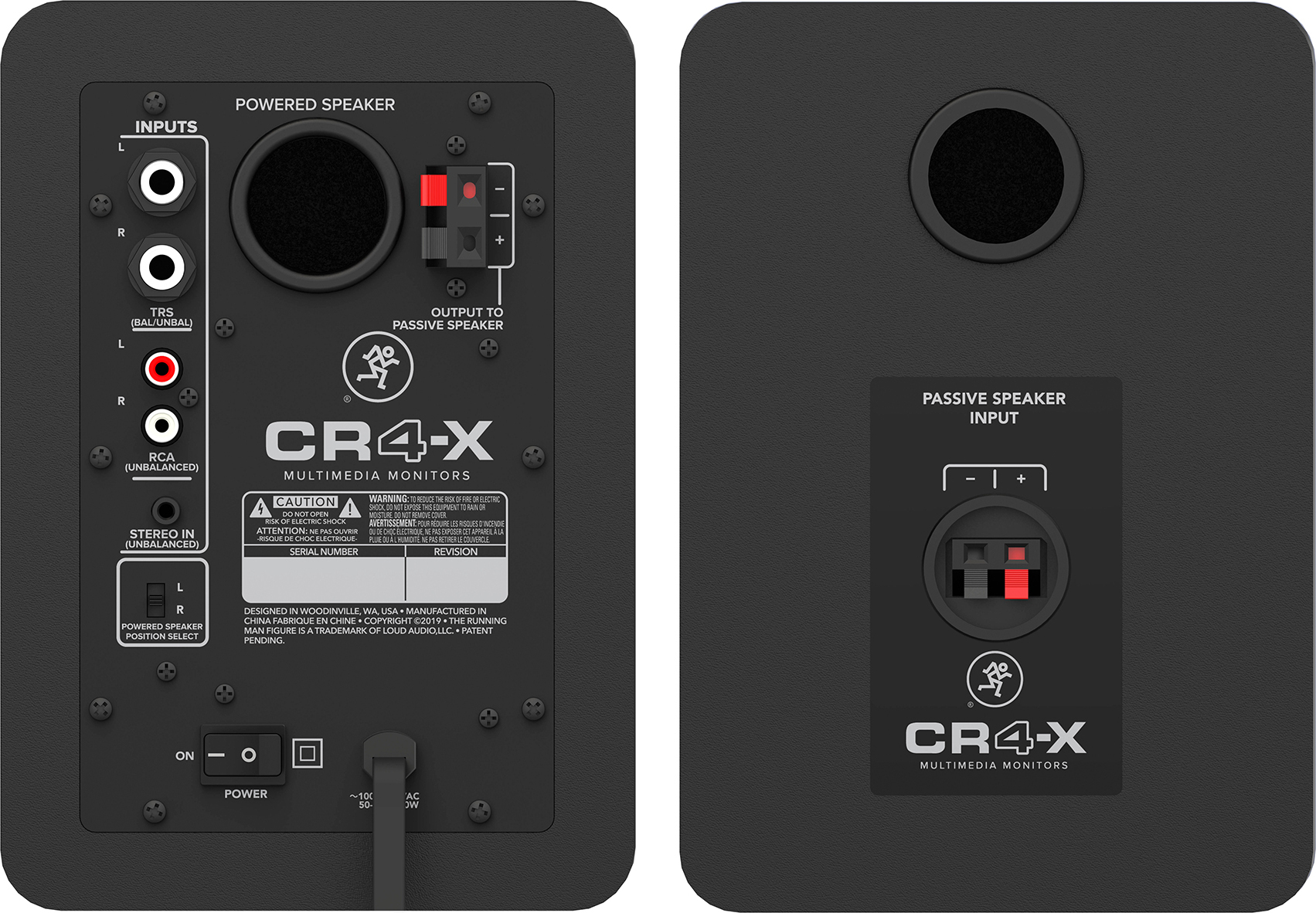 Mackie CR4-X -2-tie kaiutin, pari