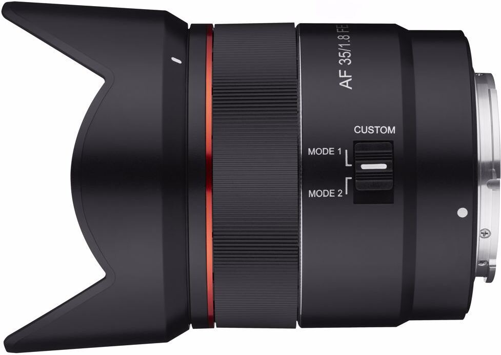 Samyang AF 35mm F1.8 -objektiivi, Sony FE