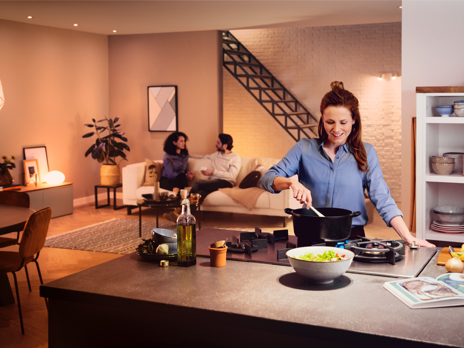 Philips Hue Starter Kit -pakkaus, White Ambiance, E27