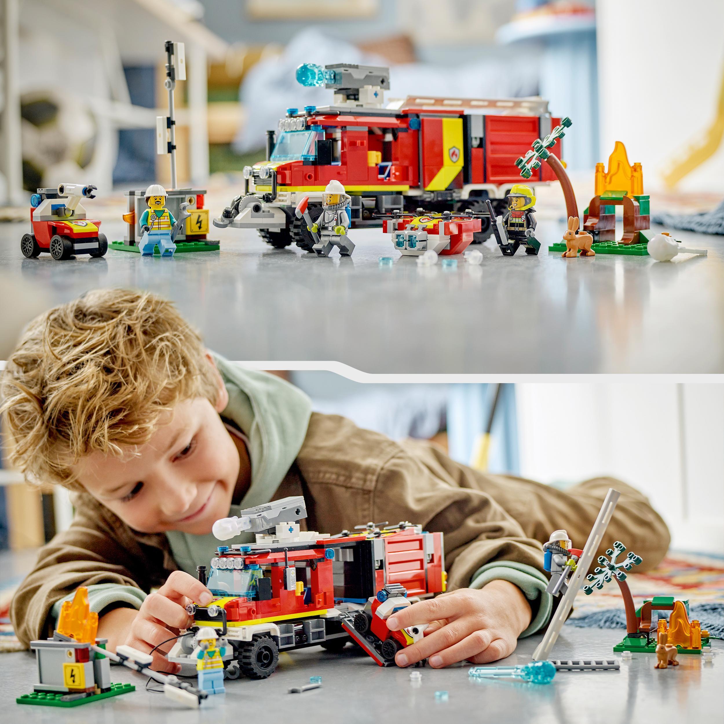 LEGO City Fire 60373 - Palokunnan pelastusvene