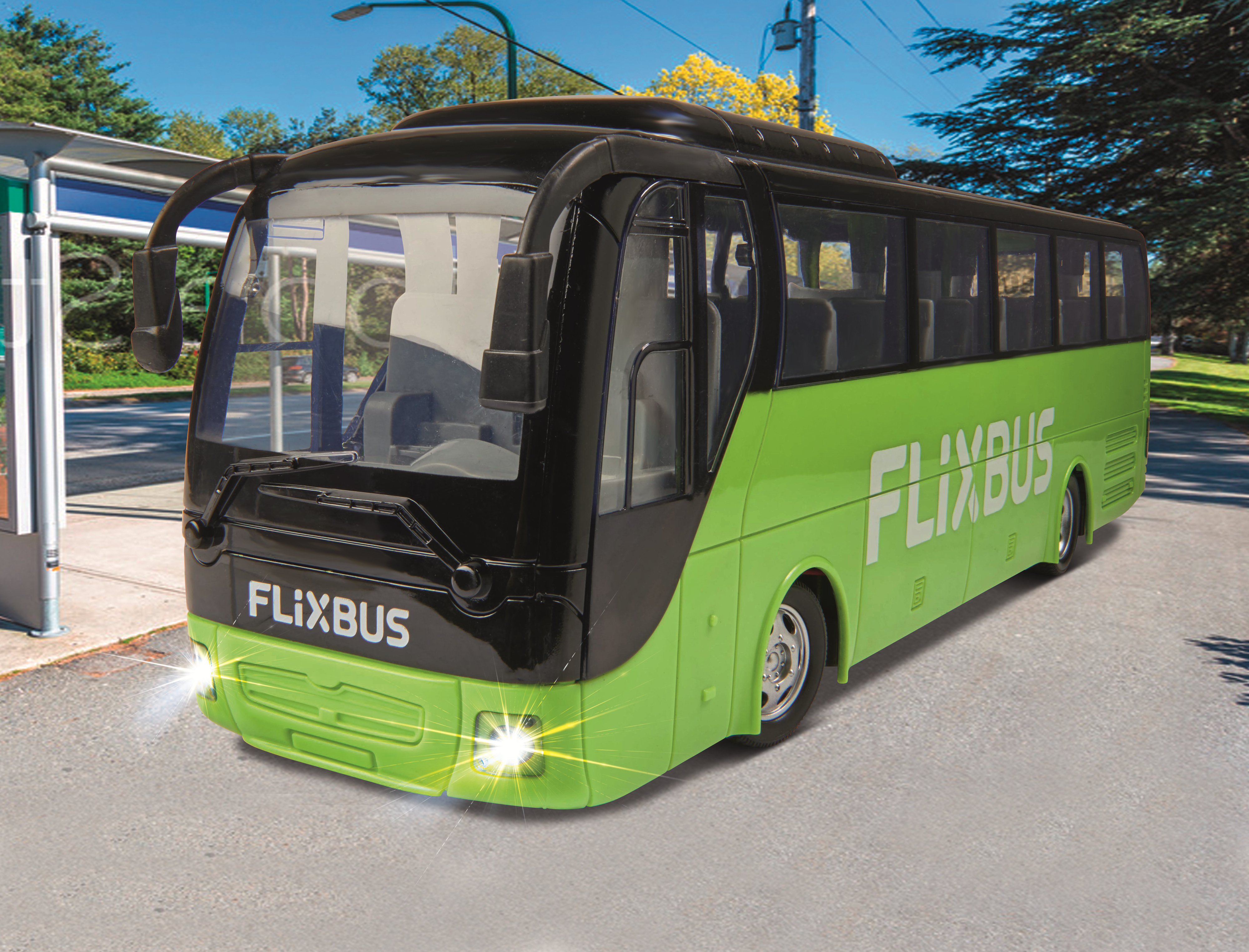 Carson FlixBus - kauko-ohjattava bussi, RTR