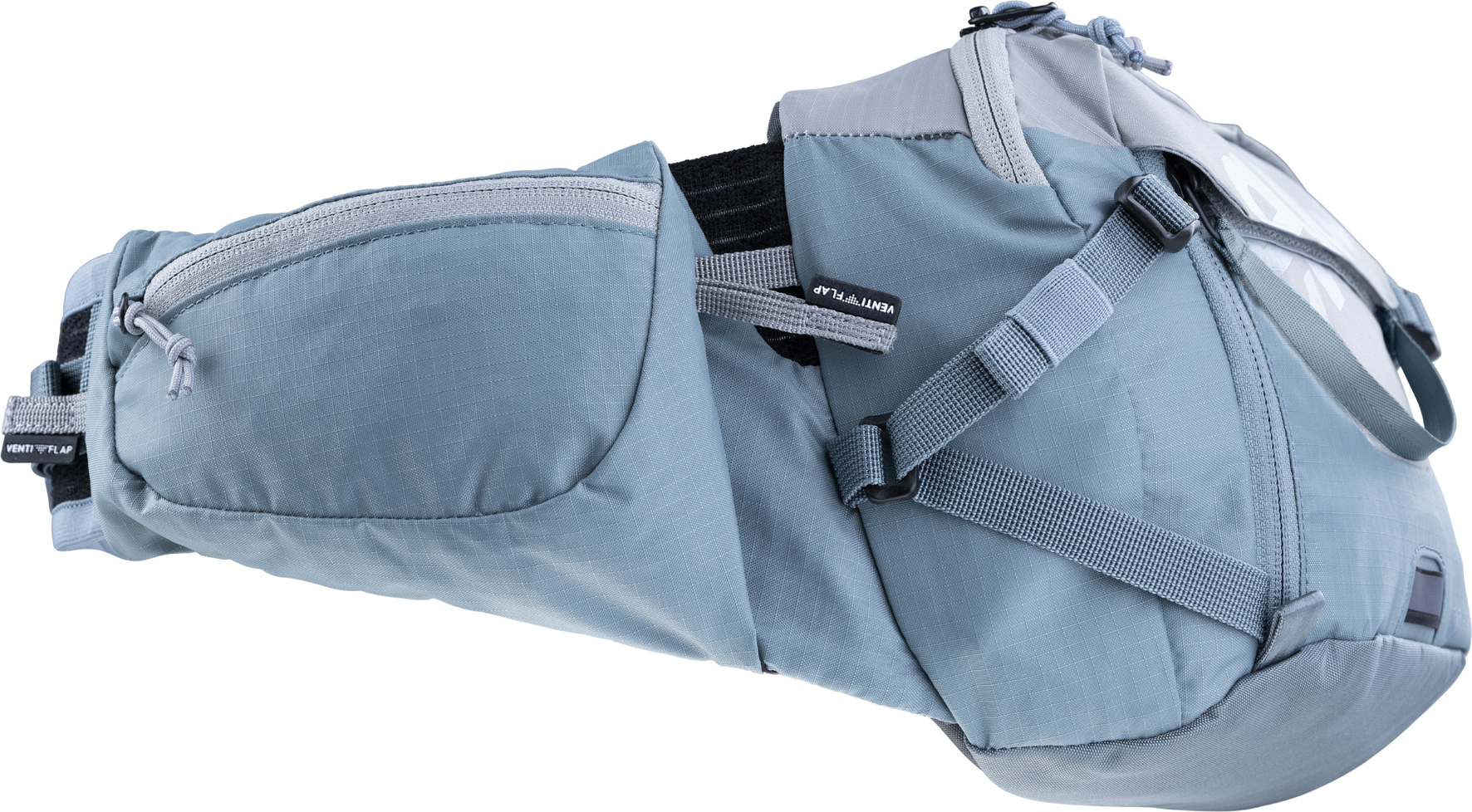 Evoc HIP PACK PRO 3 vyölaukku 1,5 l juomarakolla, siniharmaa