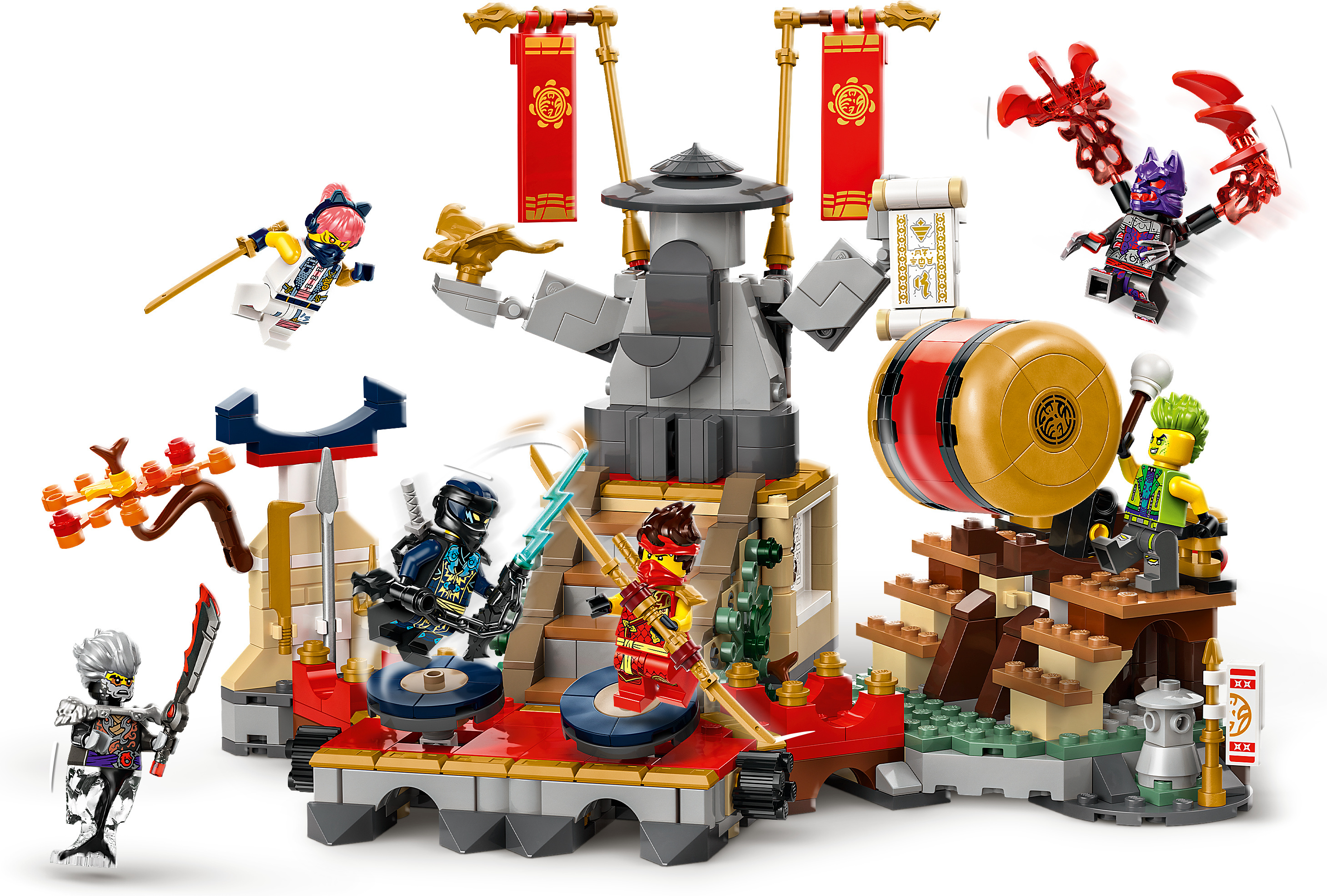 LEGO Ninjago 71818 - Turnajaisten taisteluareena
