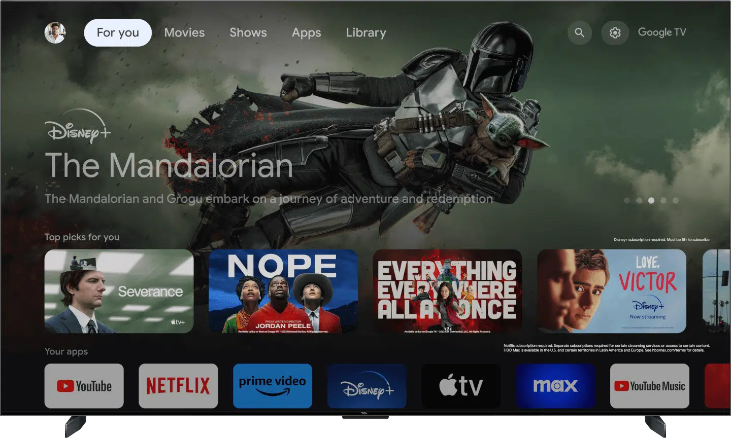TCL C805 98" 4K QLED Mini-LED Google TV