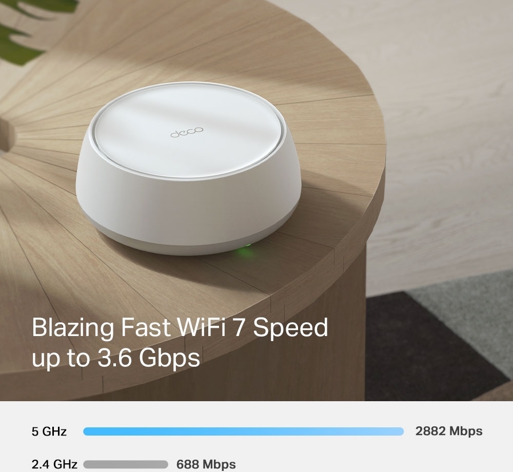 TP-LINK Deco BE25 Dual-Band WiFi 7 -Mesh-järjestelmä, 2-pack