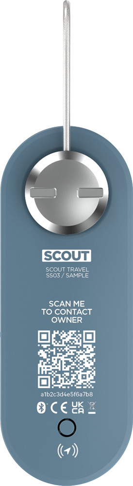 Knog Scout Travel varashälytin ja paikannin, Apple iOS, sininen