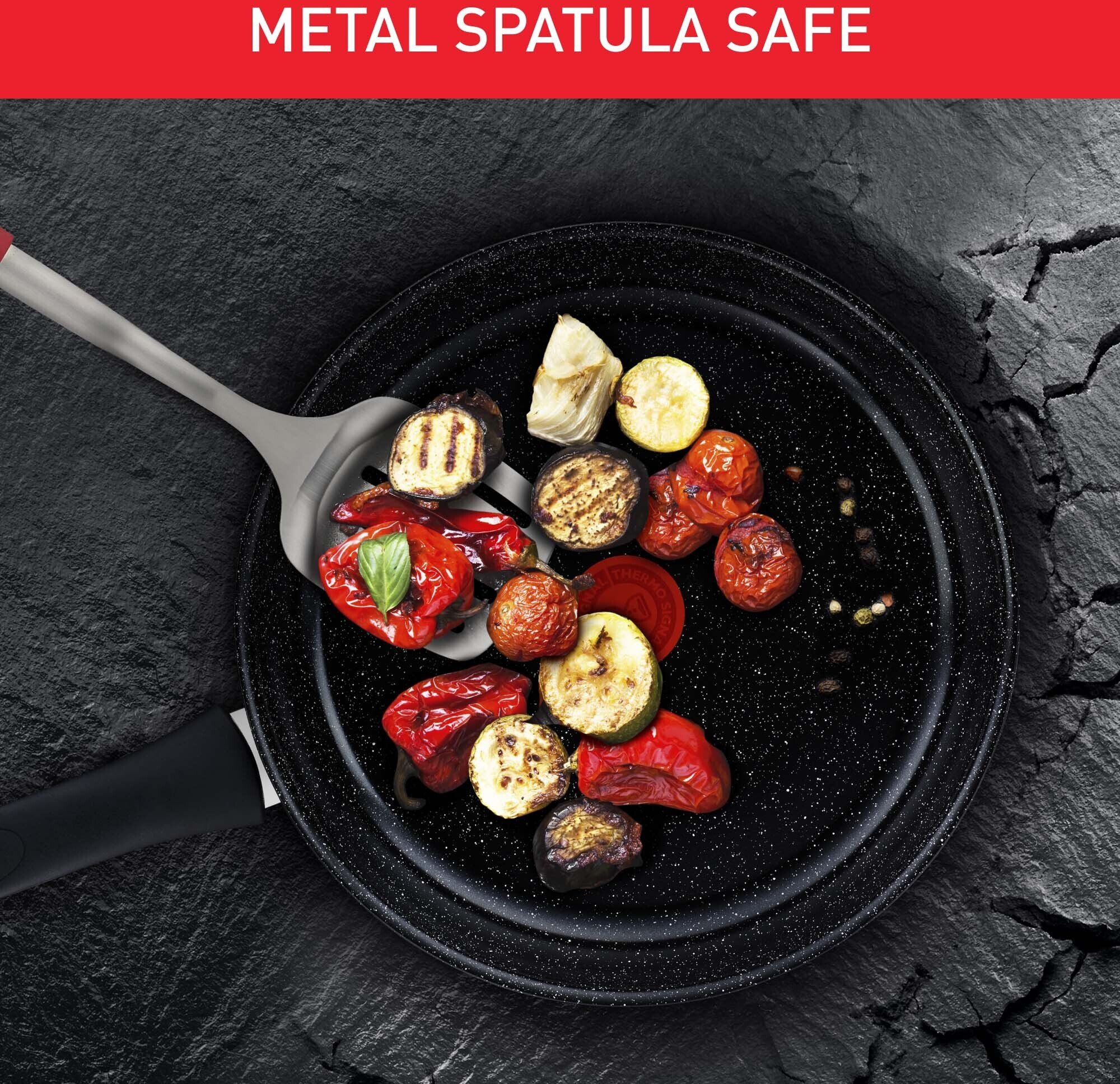 Tefal Intens'Ceram -paistinpannu 28 cm, musta