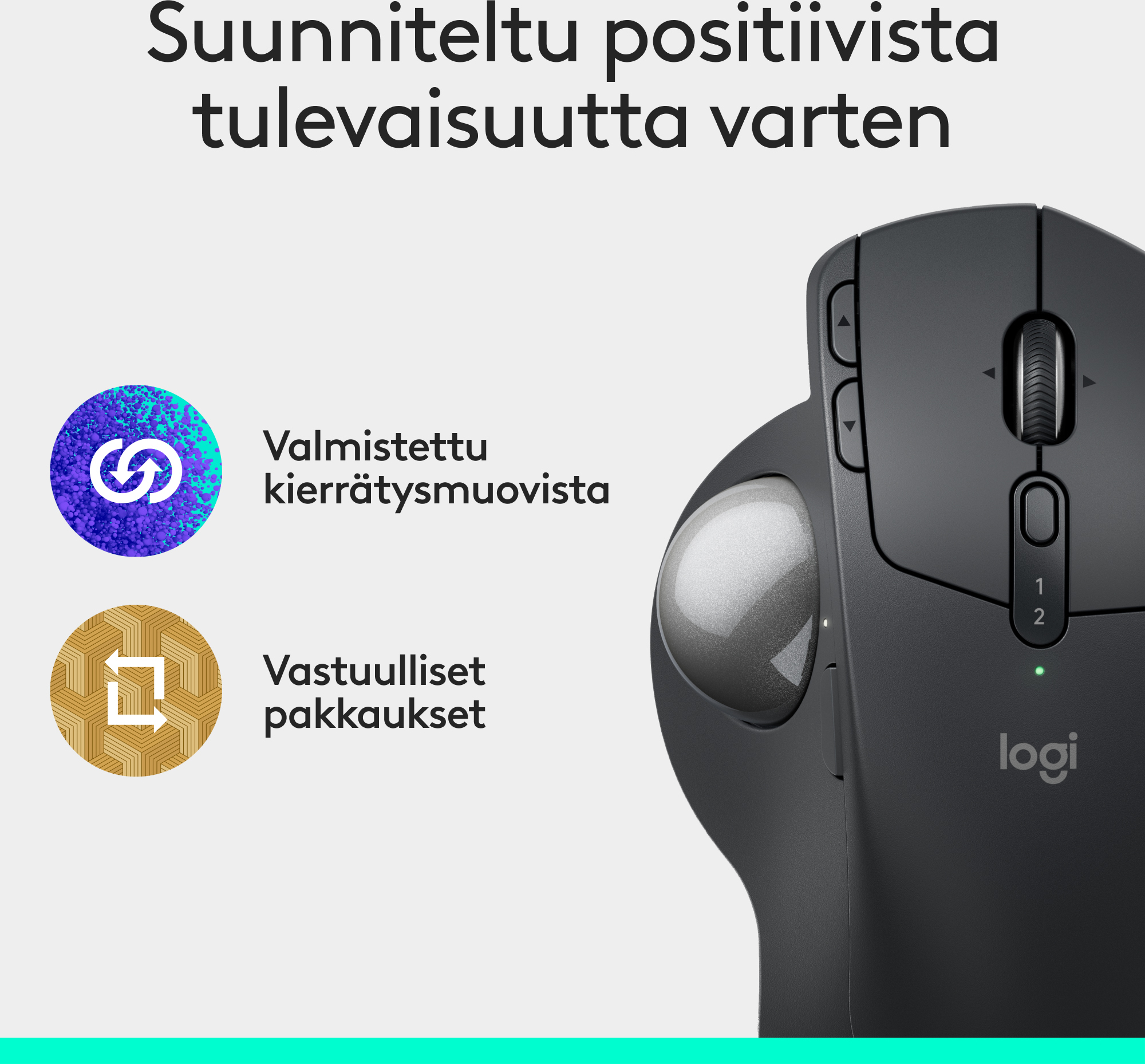 Logitech POP Icon Combo -näppäimistö ja hiiri, grafiitti