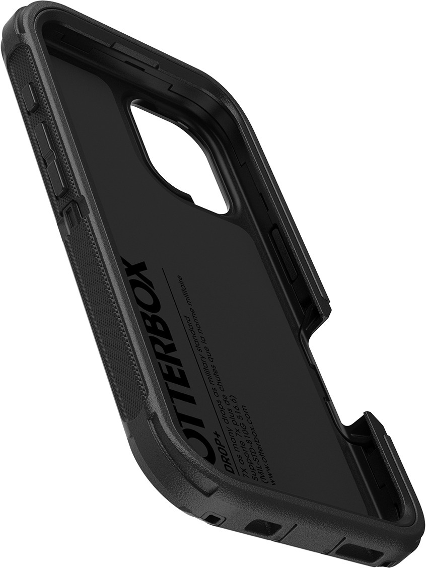 Otterbox Defender MagSafe -suojakuori, iPhone 16, musta