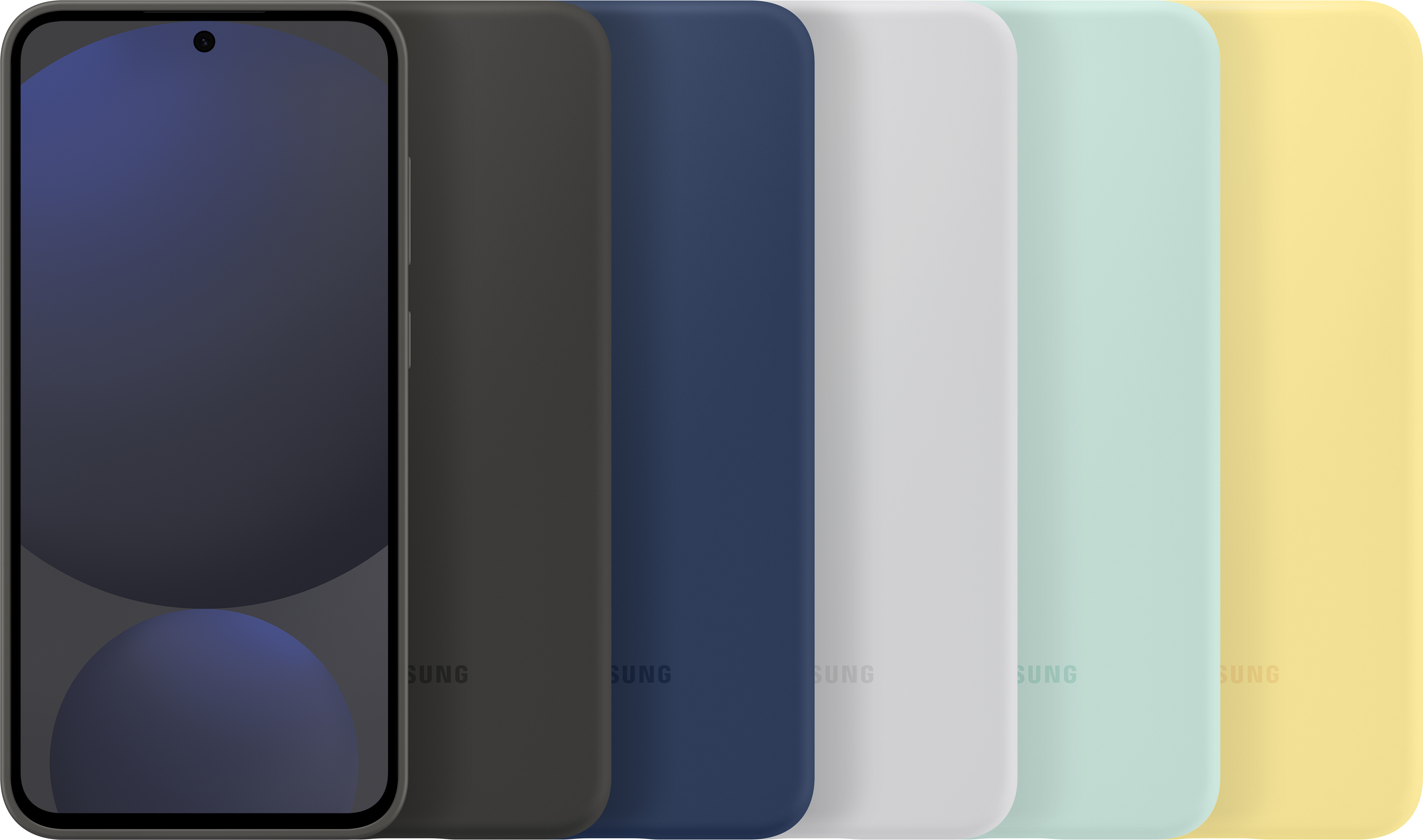 Samsung Galaxy S24 FE Silicone Case -suojakuori, sininen
