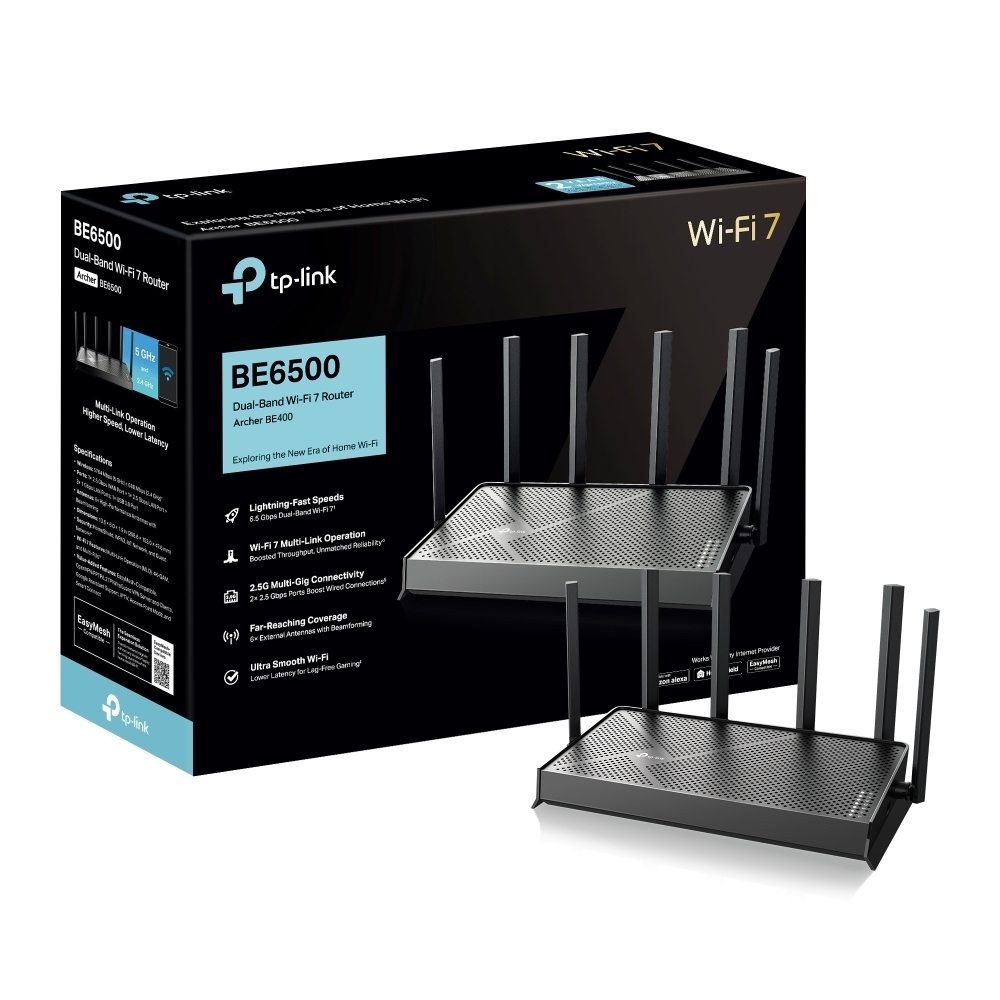 TP-LINK Archer BE450 Dual-Band WiFi 7 -reititin