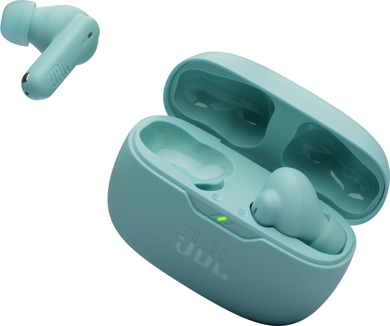 JBL Wave Beam 2 nappikuulokkeet aktiivisella melunvaimennuksella, pinkki