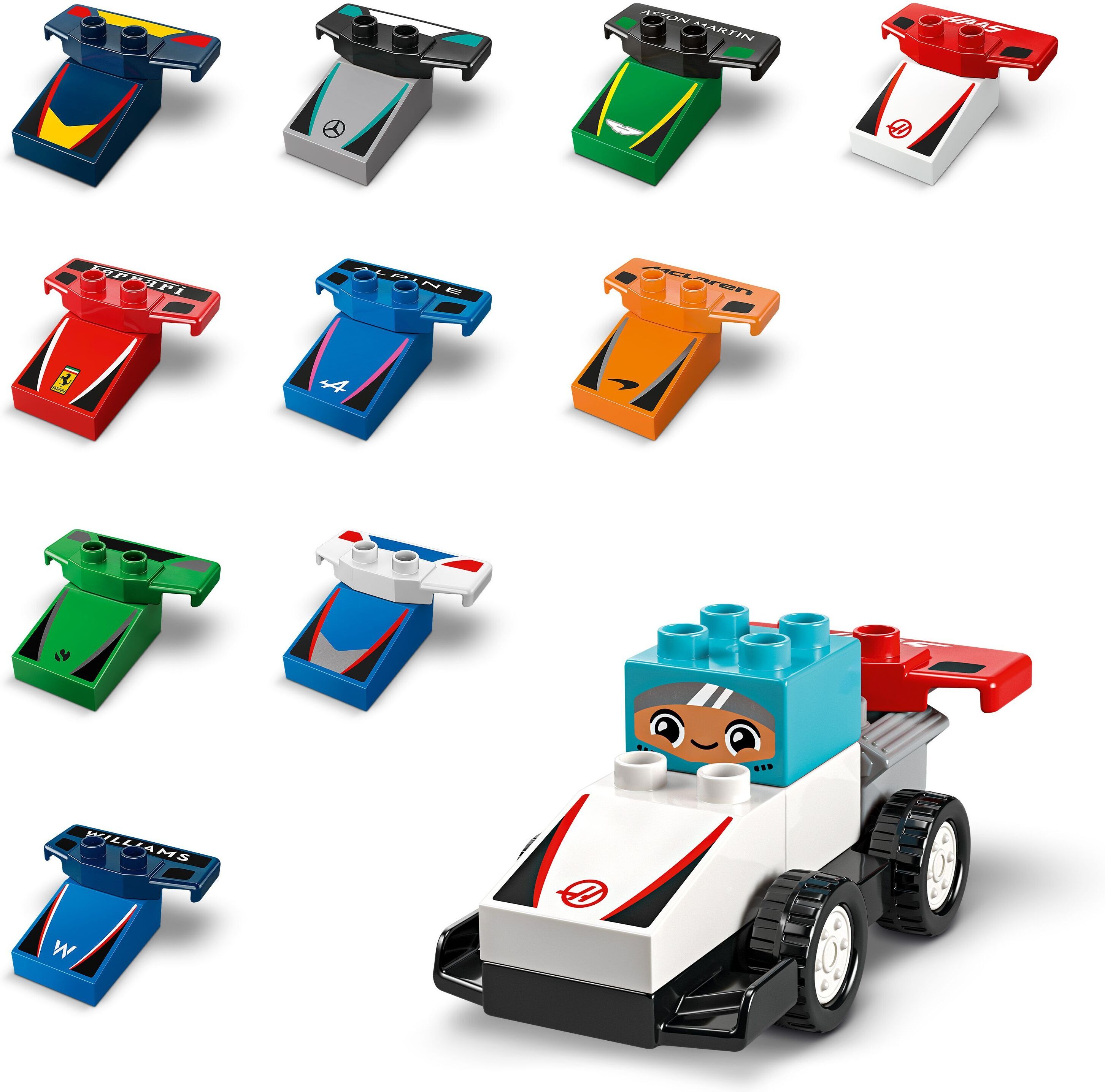LEGO DUPLO Town 10445 – F1-tiimin kilpa-autot ja kuljettajat