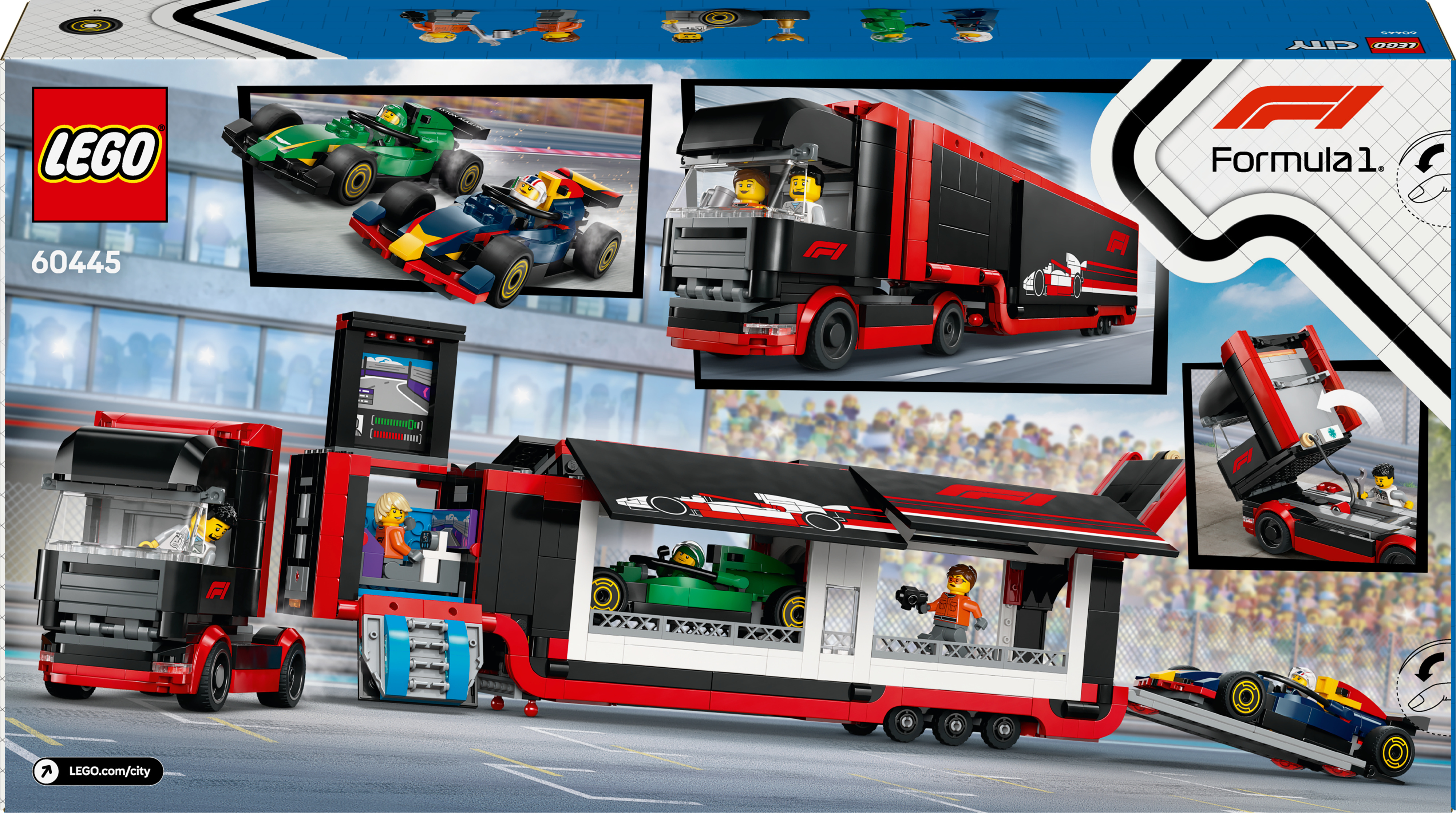 LEGO City 60445 – F1-rekka ja F1-autot RB20 ja AMR24