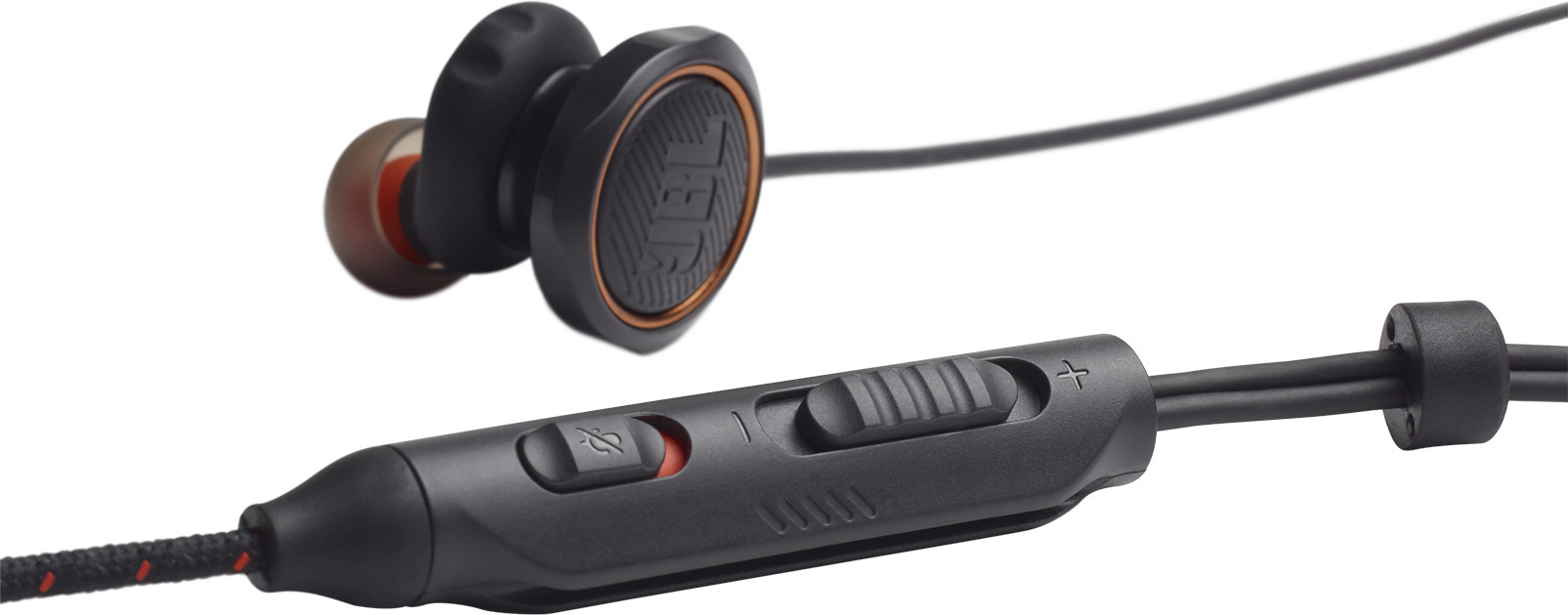 JBL Quantum 50 -langallinen pelikuulokemikrofoni, in-ear, musta