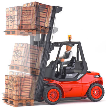 Carson Linde Forklift  100% RTR -kauko-ohjattava trukki, 1:14 –  