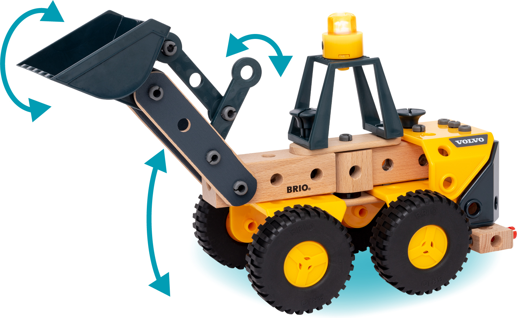 BRIO Builder 34598 - Volvo pyöräkuormaaja
