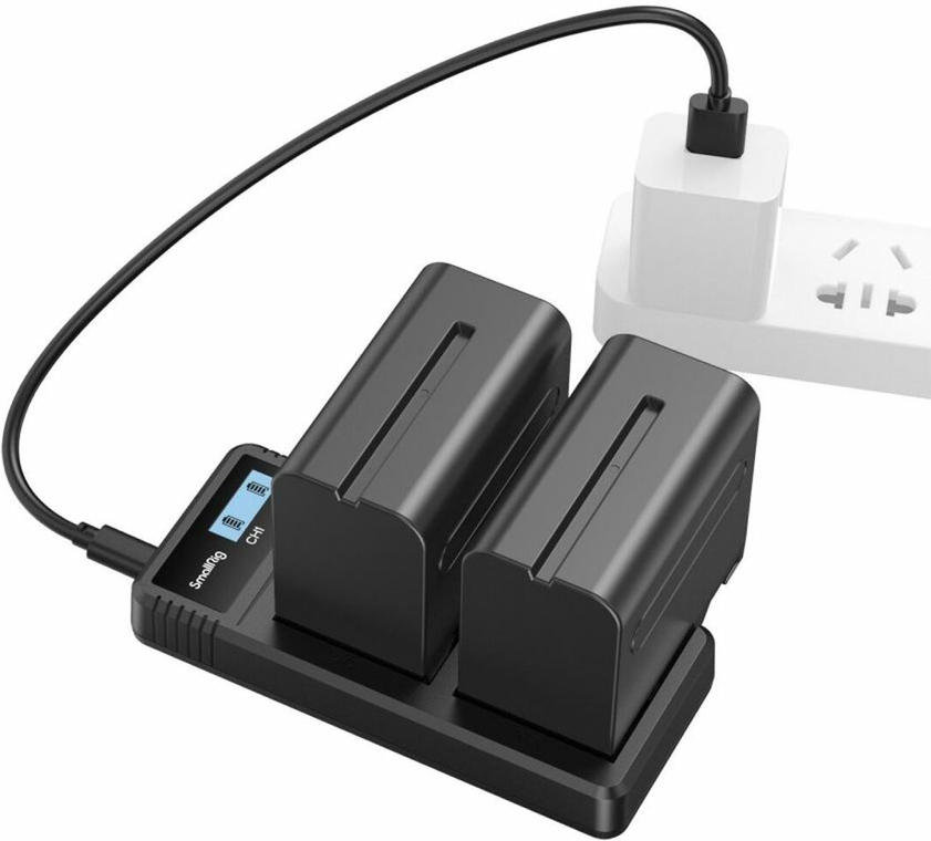 SmallRig 3823 NP-F970 -akku + laturi