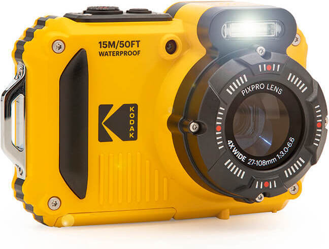 Kodak PIXPRO WPZ2 -digikamera, keltainen