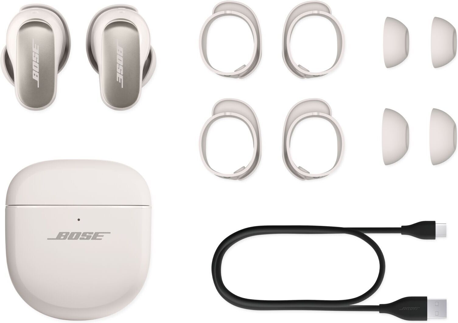 Bose QuietComfort Ultra Earbuds vastamelukuulokkeet, valkoinen