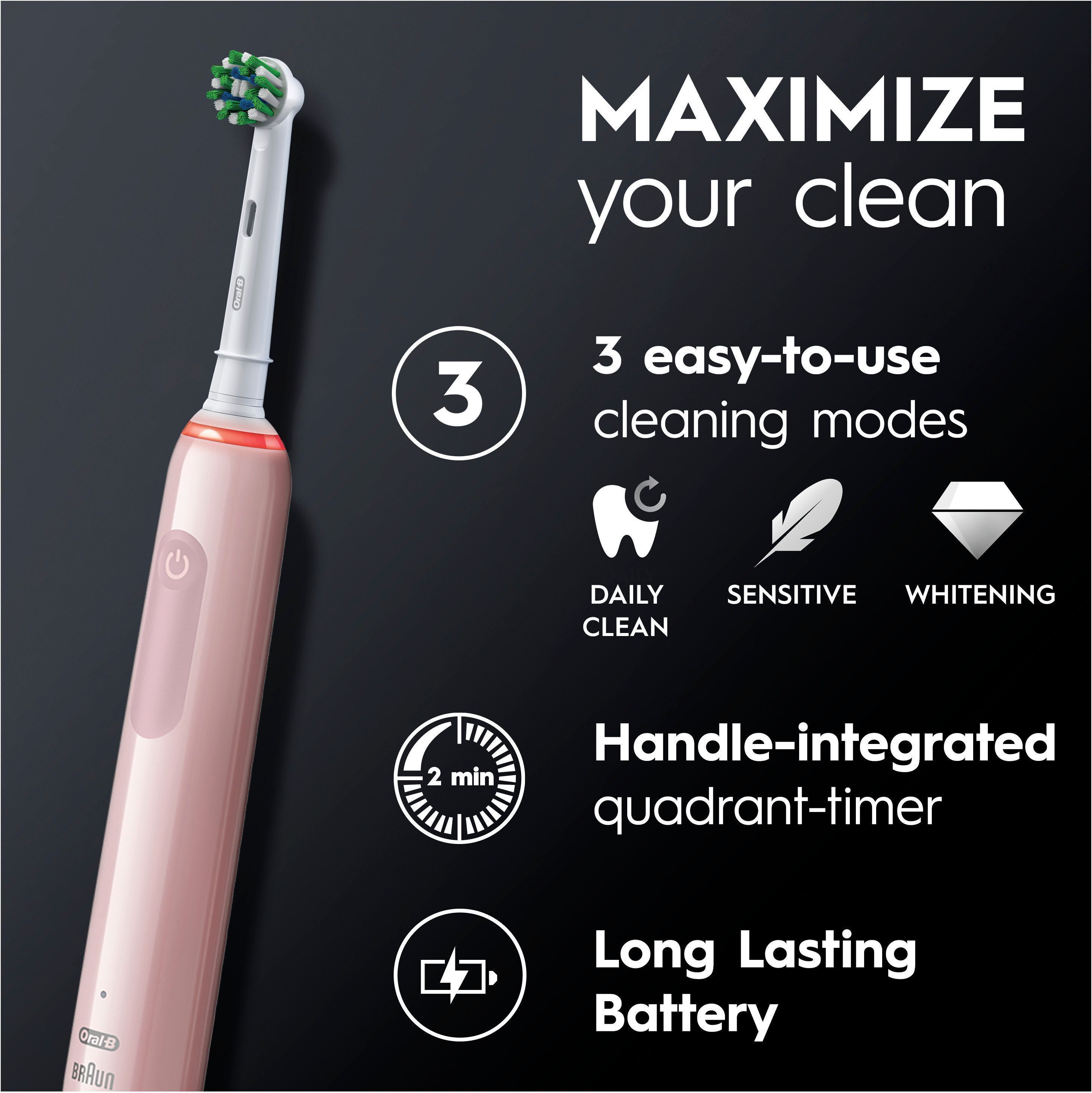 Oral-B Pro Series 3 Pink sähköhammasharja