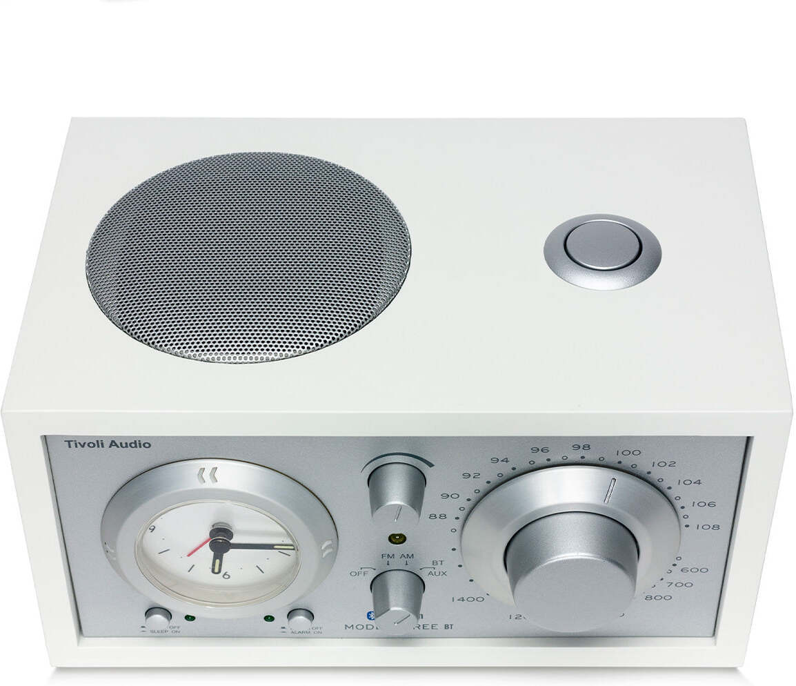 Tivoli Audio Model Three BT kelloradio, valkoinen