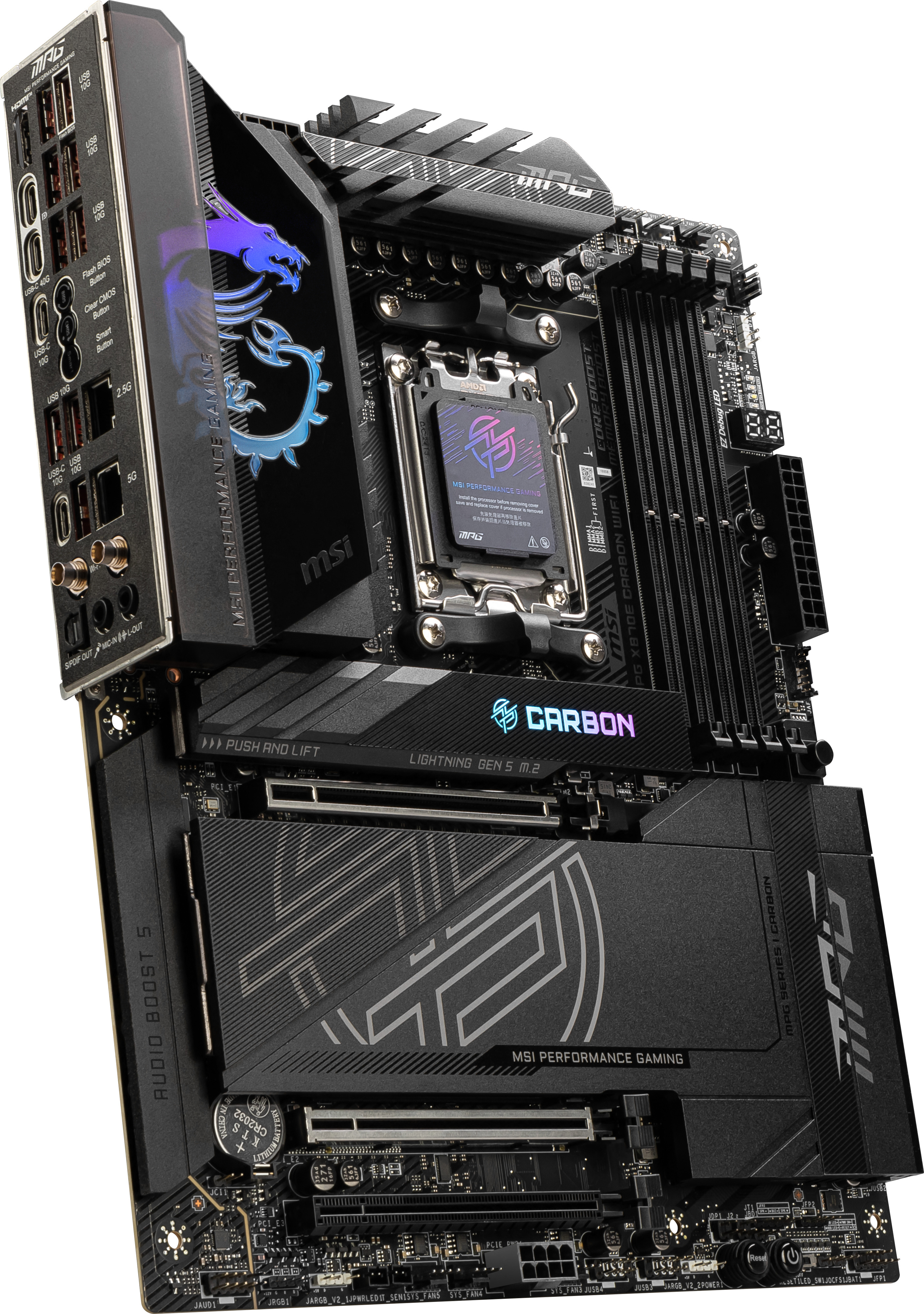 MSI MPG X870E CARBON WIFI AM5 ATX -emolevy