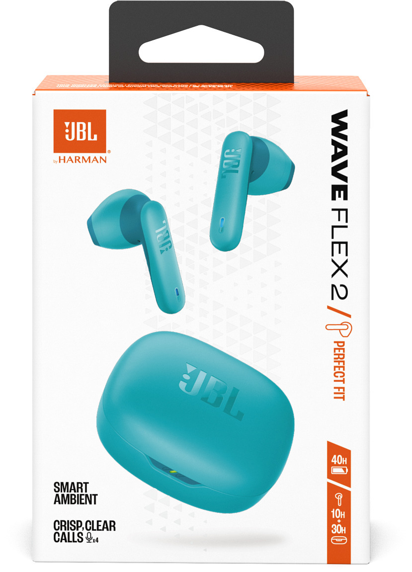 JBL Wave Flex 2 nappikuulokkeet, sininen