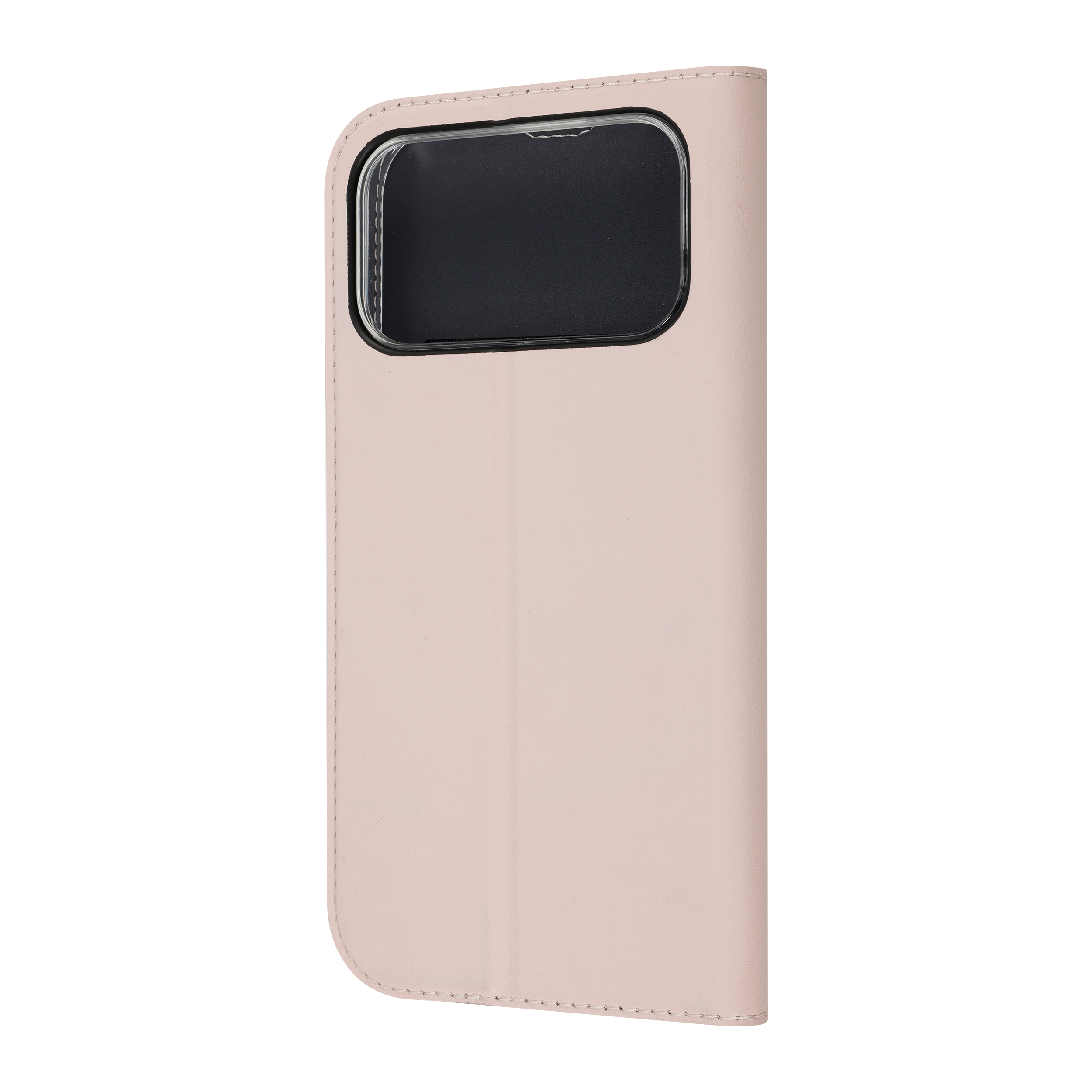 FoneKit BookCase suojakotelo, iPhone 17 Pro, vaaleanpunainen