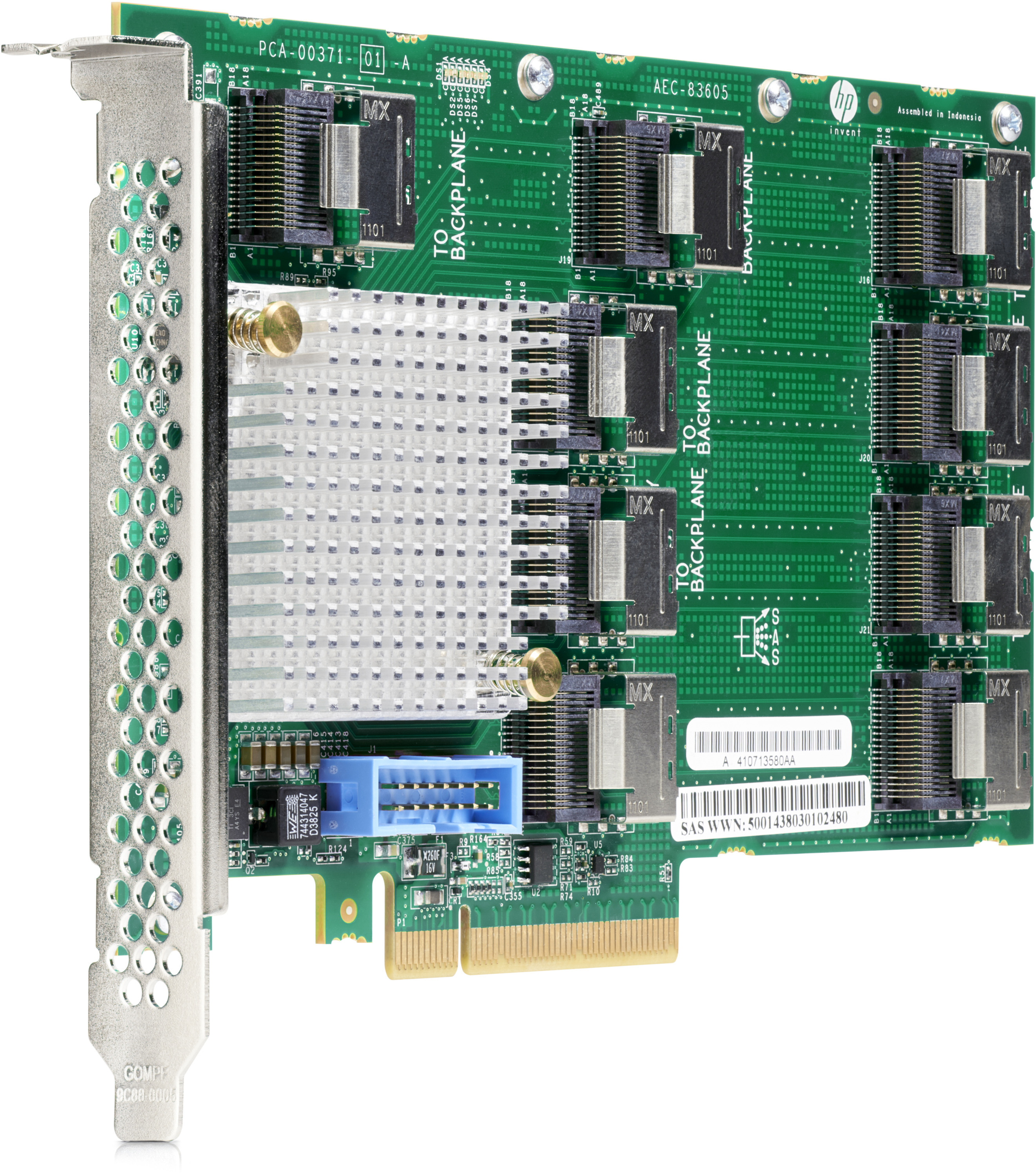 HPE 12Gb SAS Expander Card with Cables for DL380 Gen9 ohjain