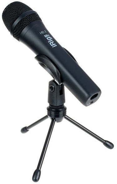 IK Multimedia iRig Mic HD2 -USB-mikrofoni, musta