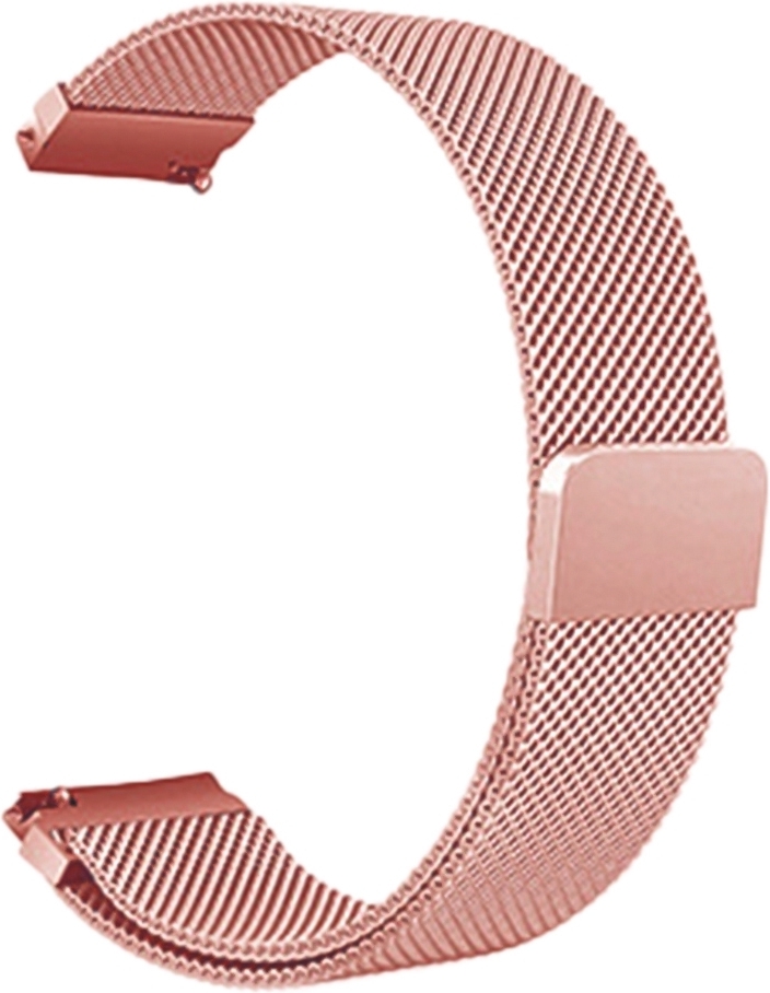 Wave teräspunottu ranneke 20mm, äly- ja urheilukelloille, ruusukulta