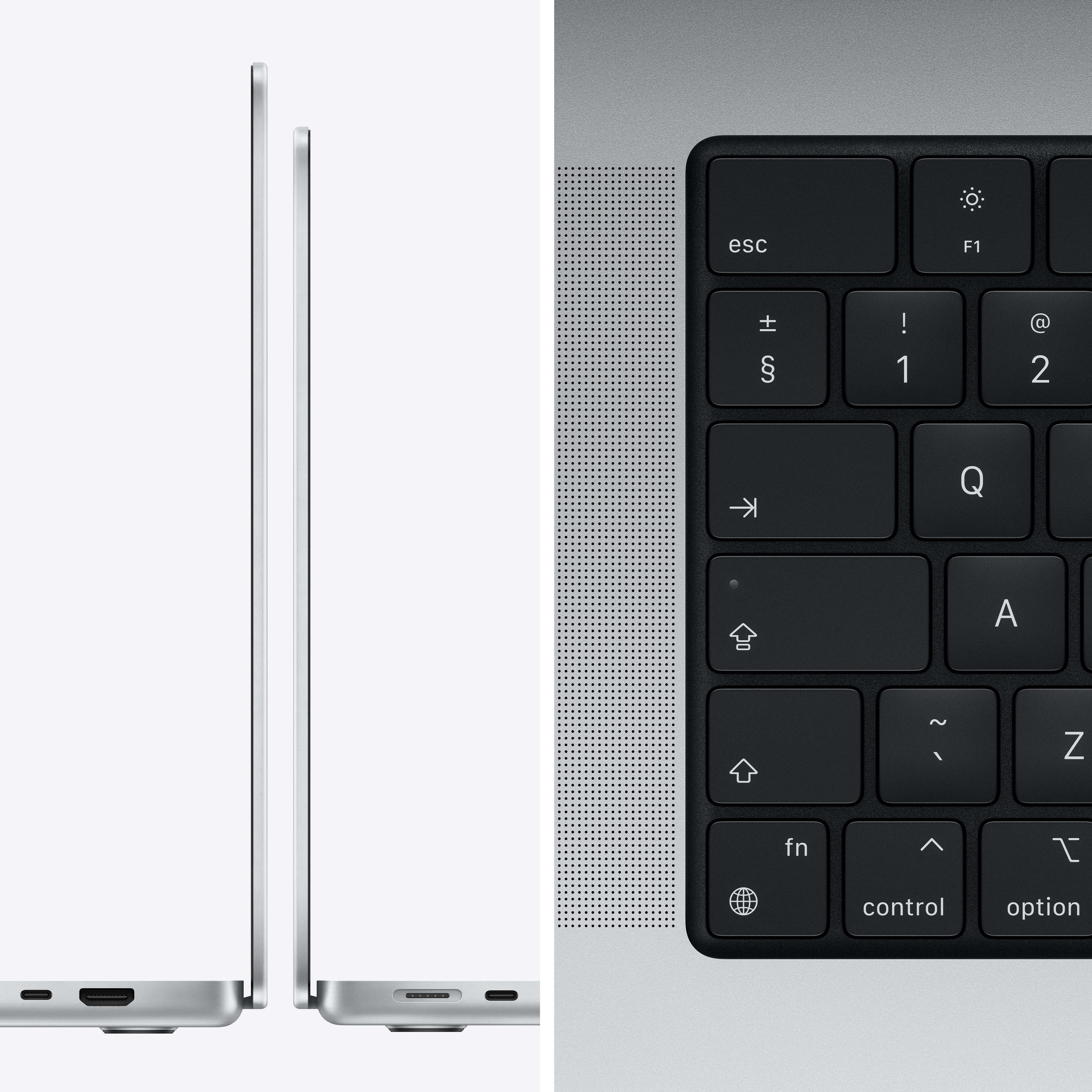 Apple MacBook Pro 16” M1 Pro 1 Tt 2021 -kannettava, hopea (MK1F3 ...