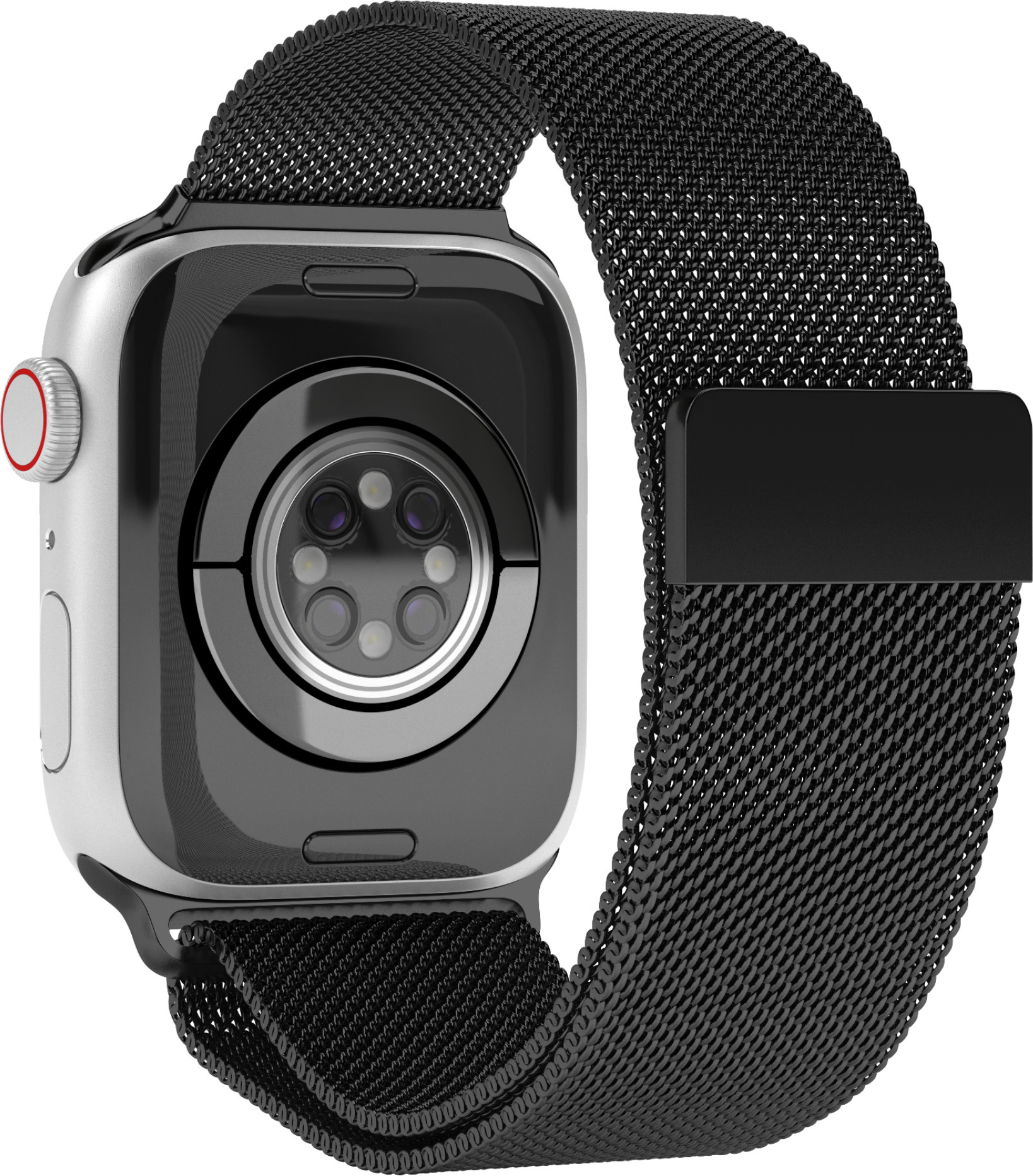 Vonmählen Milanese Loop -milanolaisranneke, Apple Watch 42 / 44 / 45 / 49, hopea