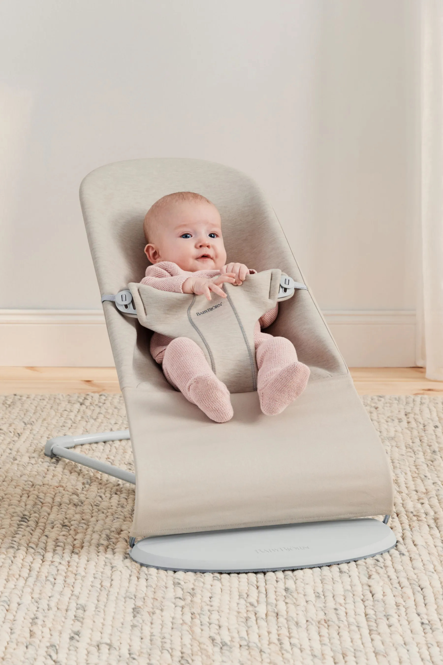 BabyBjörn Mini Woven -kantoreppu, beige