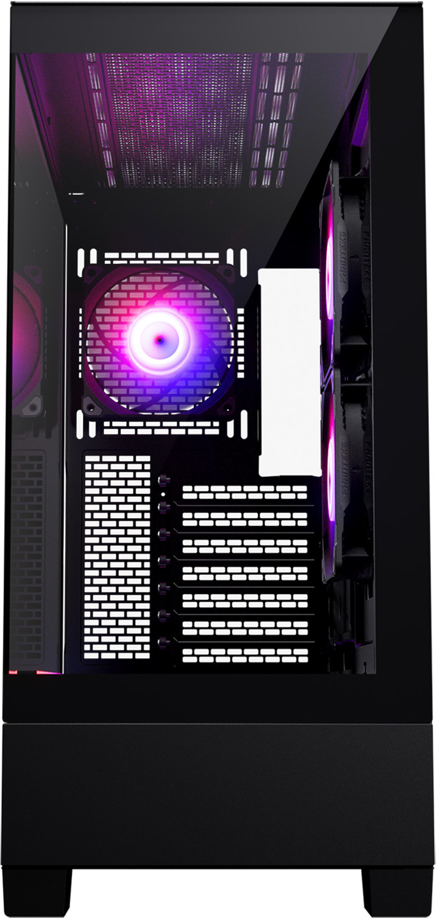 Phanteks XT View Mid Tower -ATX-kotelo ikkunalla, musta