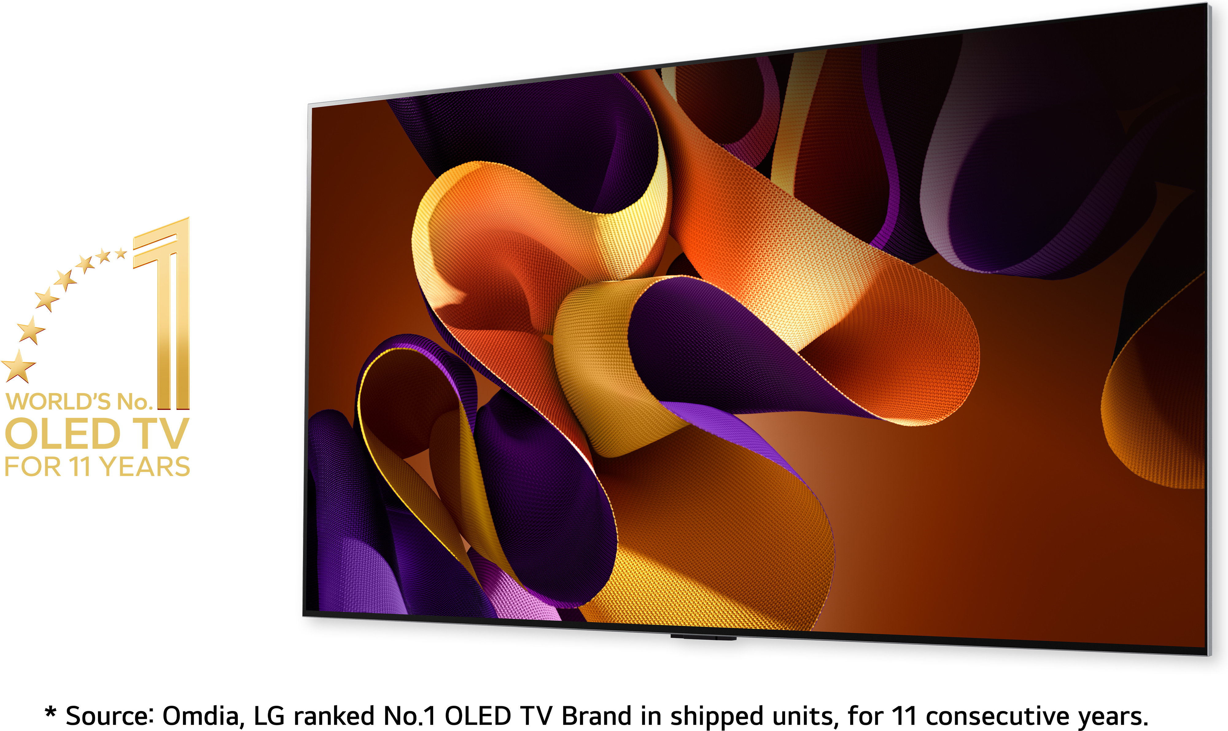 LG 55'' OLED evo G4 – 4K TV seinätelineellä